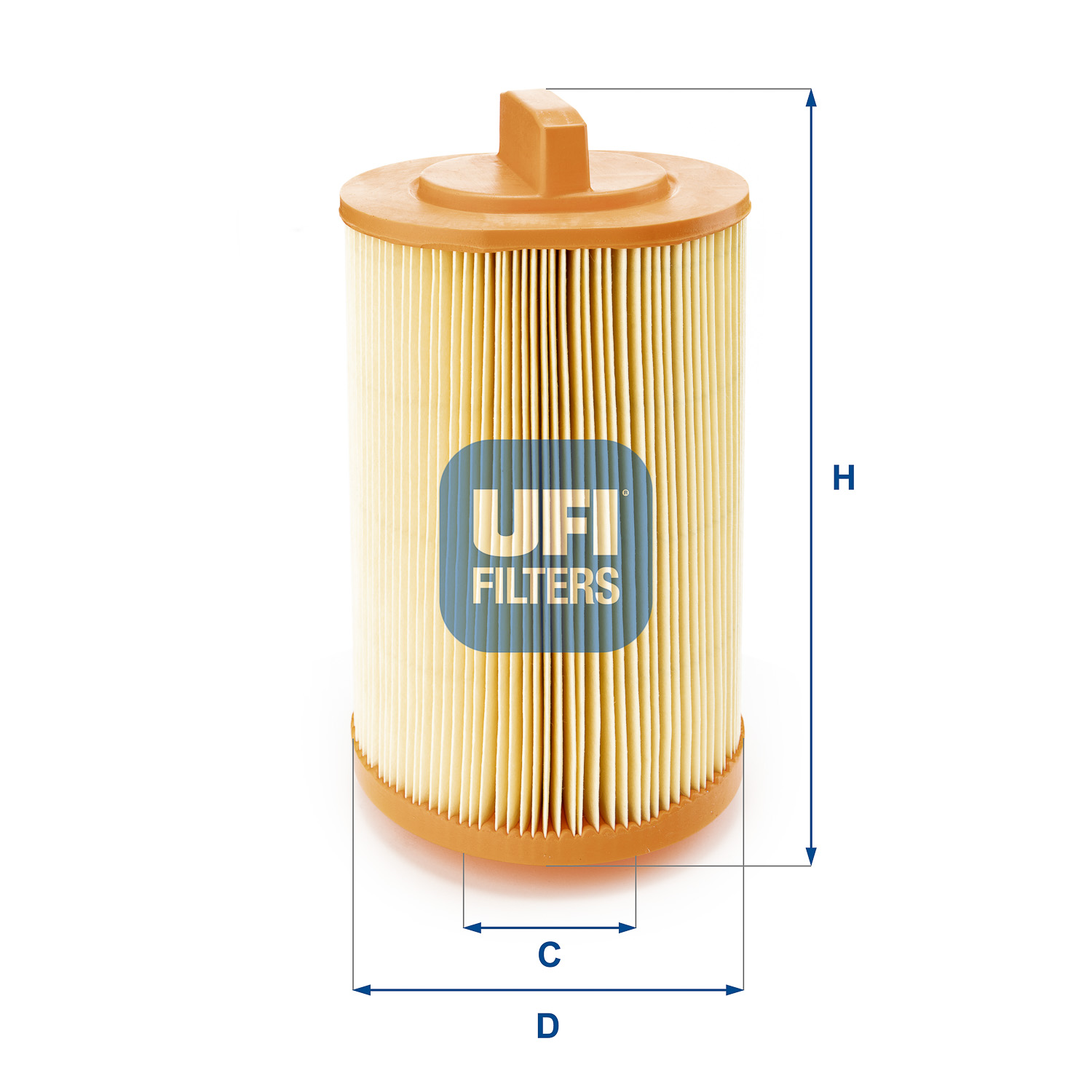 UFI Luftfilter 2748600 Filterindsats outer_diameter_1_mm_978|Yderdiameter 1 [mm]|133 inner_diameter_2_mm_996|Indvendig diameter 2 [mm]|70 249mm for M