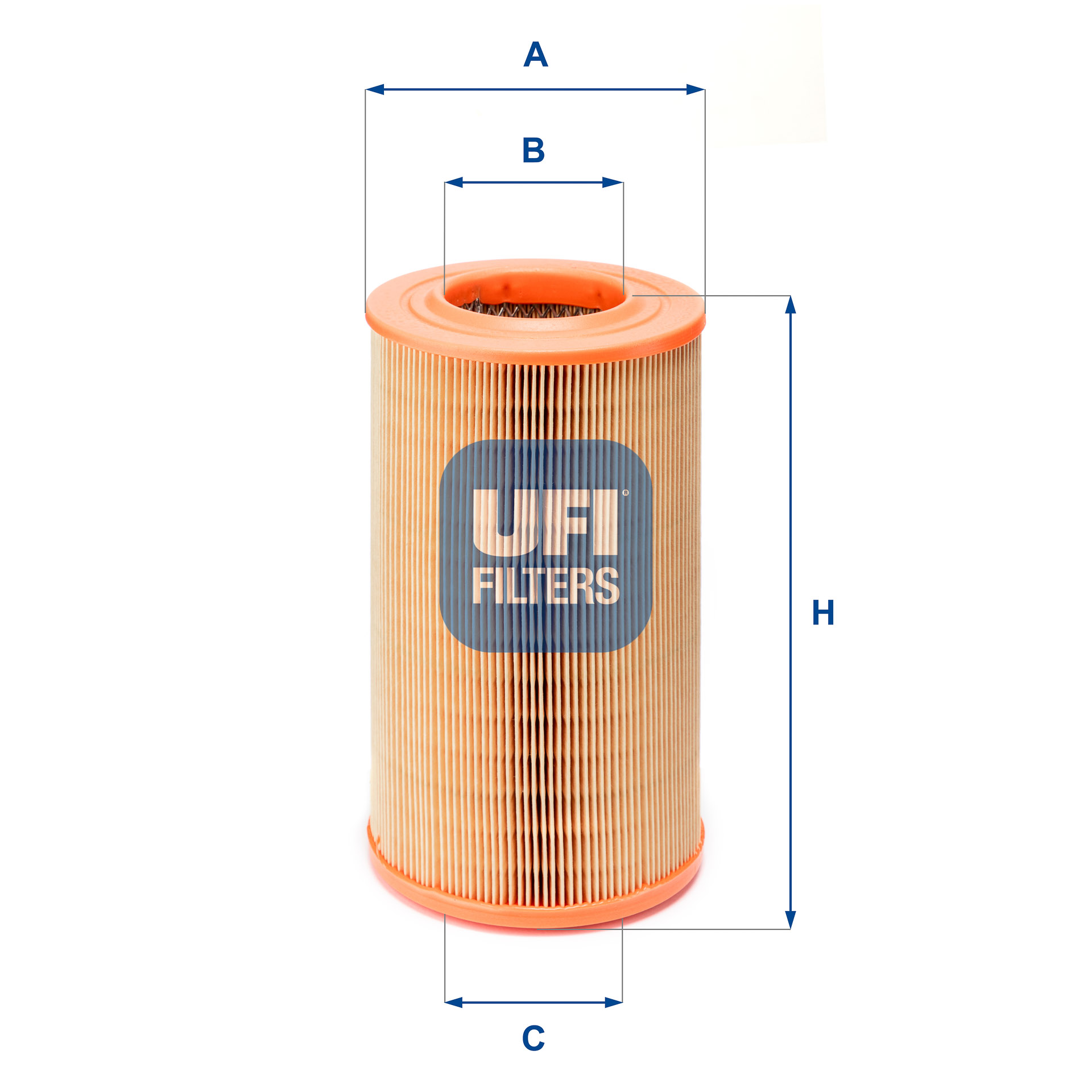 UFI Luftfilter 2752400 Filterindsats outer_diameter_mm_497|Yderdiameter [mm]|136 inner_diameter_1_mm_995|Inder diameter 1 [mm]|70 inner_diameter_2_mm_