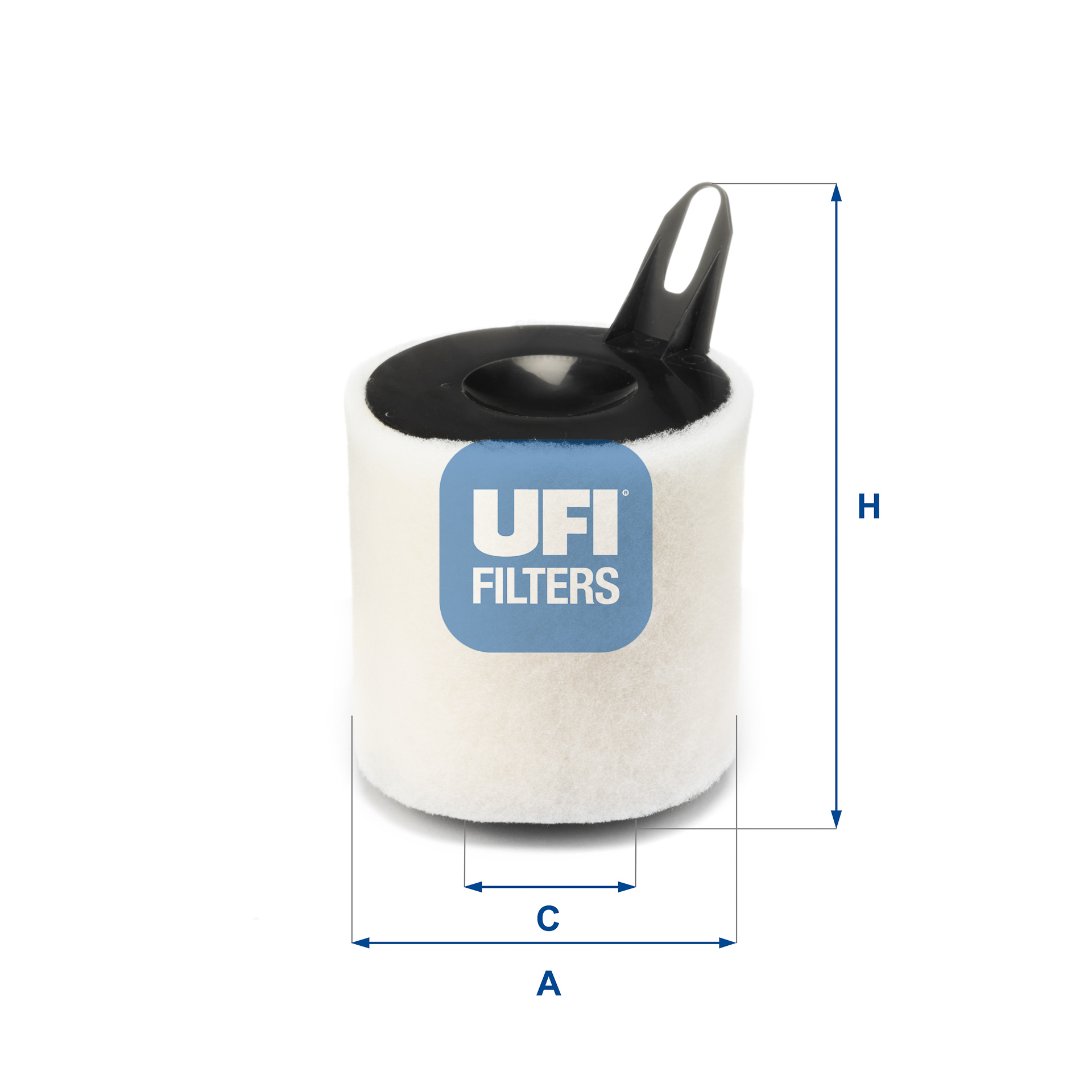 UFI Luftfilter 2759400 Filterindsats outer_diameter_mm_497|Yderdiameter [mm]|143 inner_diameter_2_mm_996|Indvendig diameter 2 [mm]|69 195mm for BMW