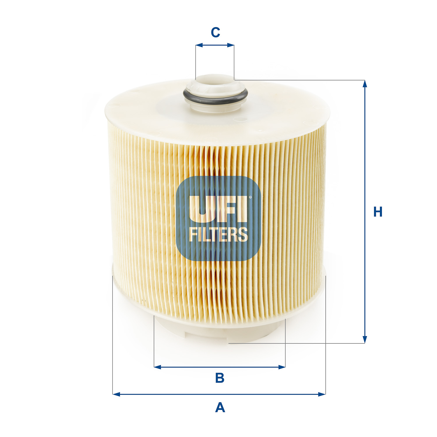 UFI Luftfilter 2759800 Filterindsats outer_diameter_mm_497|Yderdiameter [mm]|166 inner_diameter_1_mm_995|Inder diameter 1 [mm]|105 inner_diameter_2_mm