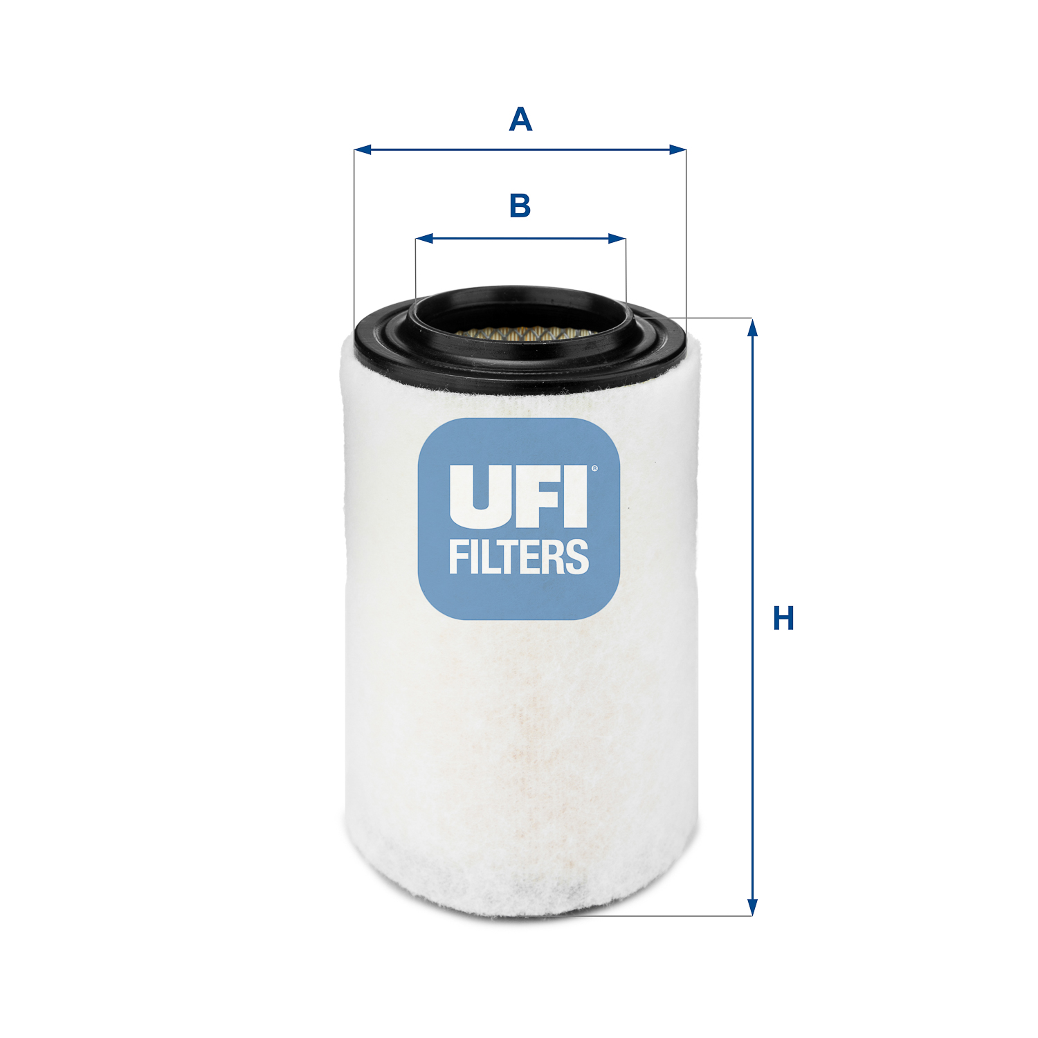 UFI Luftfilter 2762900 Filterindsats outer_diameter_mm_497|Yderdiameter [mm]|161 inner_diameter_1_mm_995|Inder diameter 1 [mm]|89 240mm for FIAT