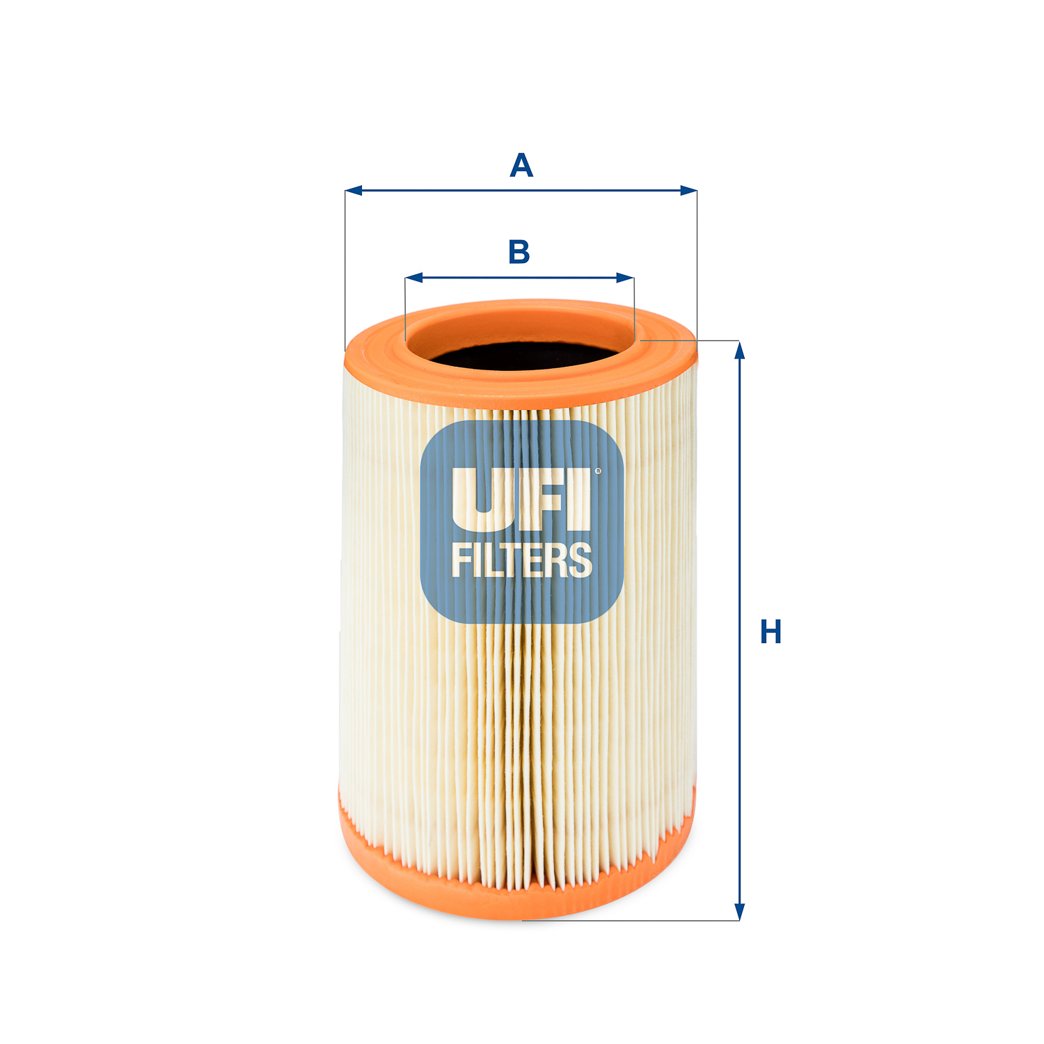 UFI Luftfilter 2768800 Filterindsats outer_diameter_mm_497|Yderdiameter [mm]|148 inner_diameter_1_mm_995|Inder diameter 1 [mm]|95 218mm for FIAT