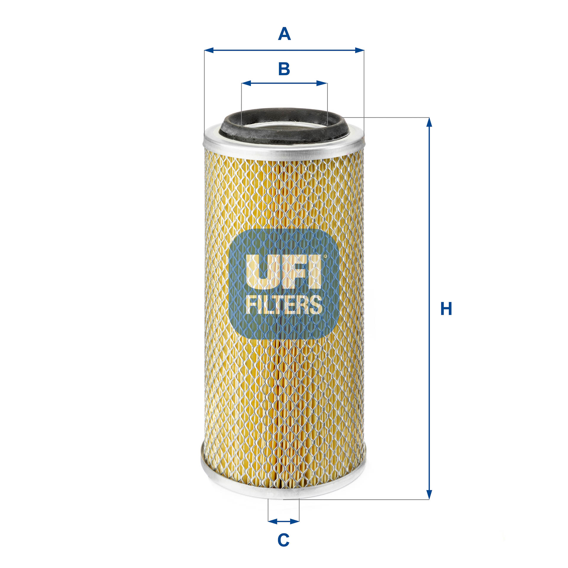 UFI Luftfilter 2788100 Filterindsats outer_diameter_mm_497|Yderdiameter [mm]|126 inner_diameter_1_mm_995|Inder diameter 1 [mm]|65 inner_diameter_2_mm_