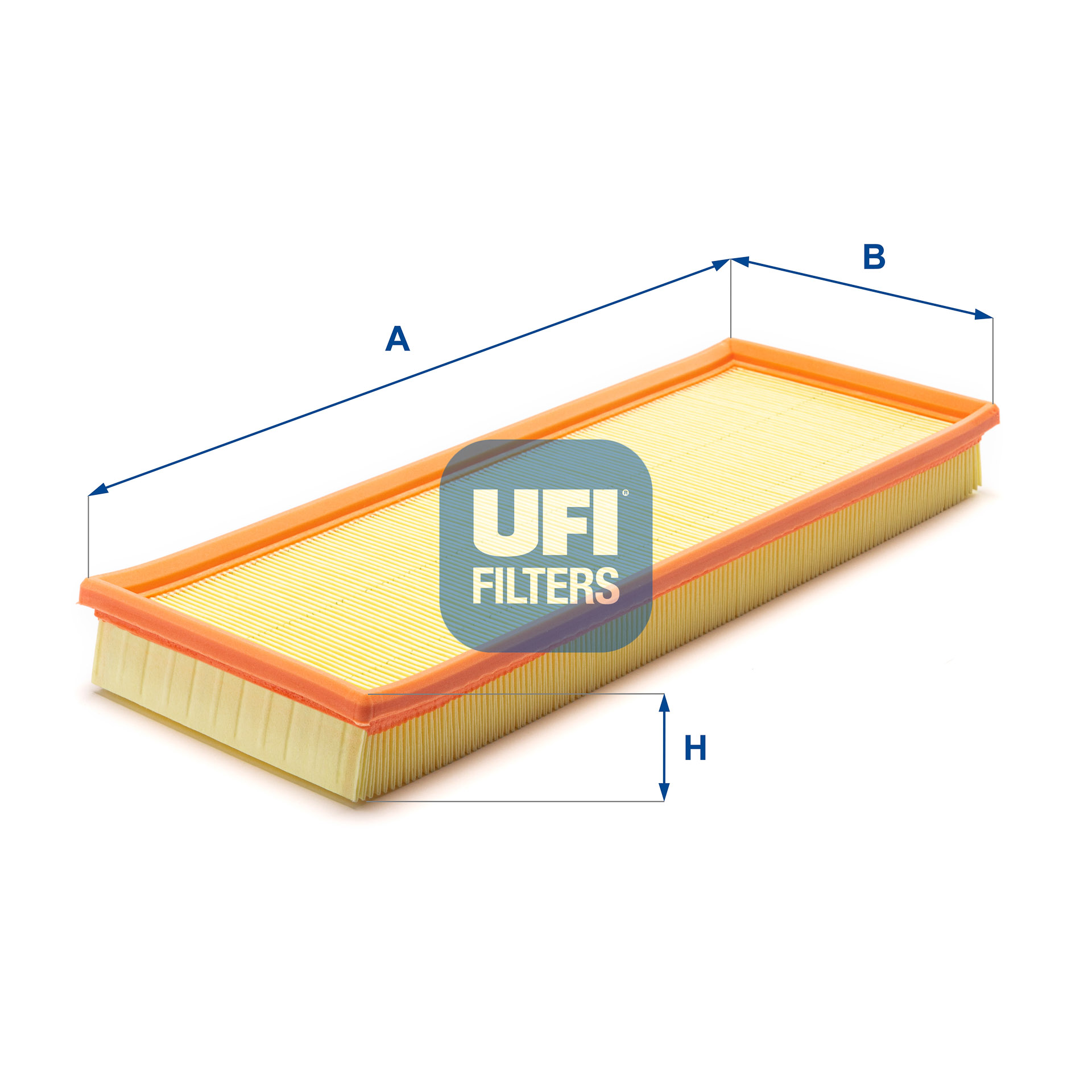 UFI Luftfilter 3002400 Filterindsats 42mm for FORD