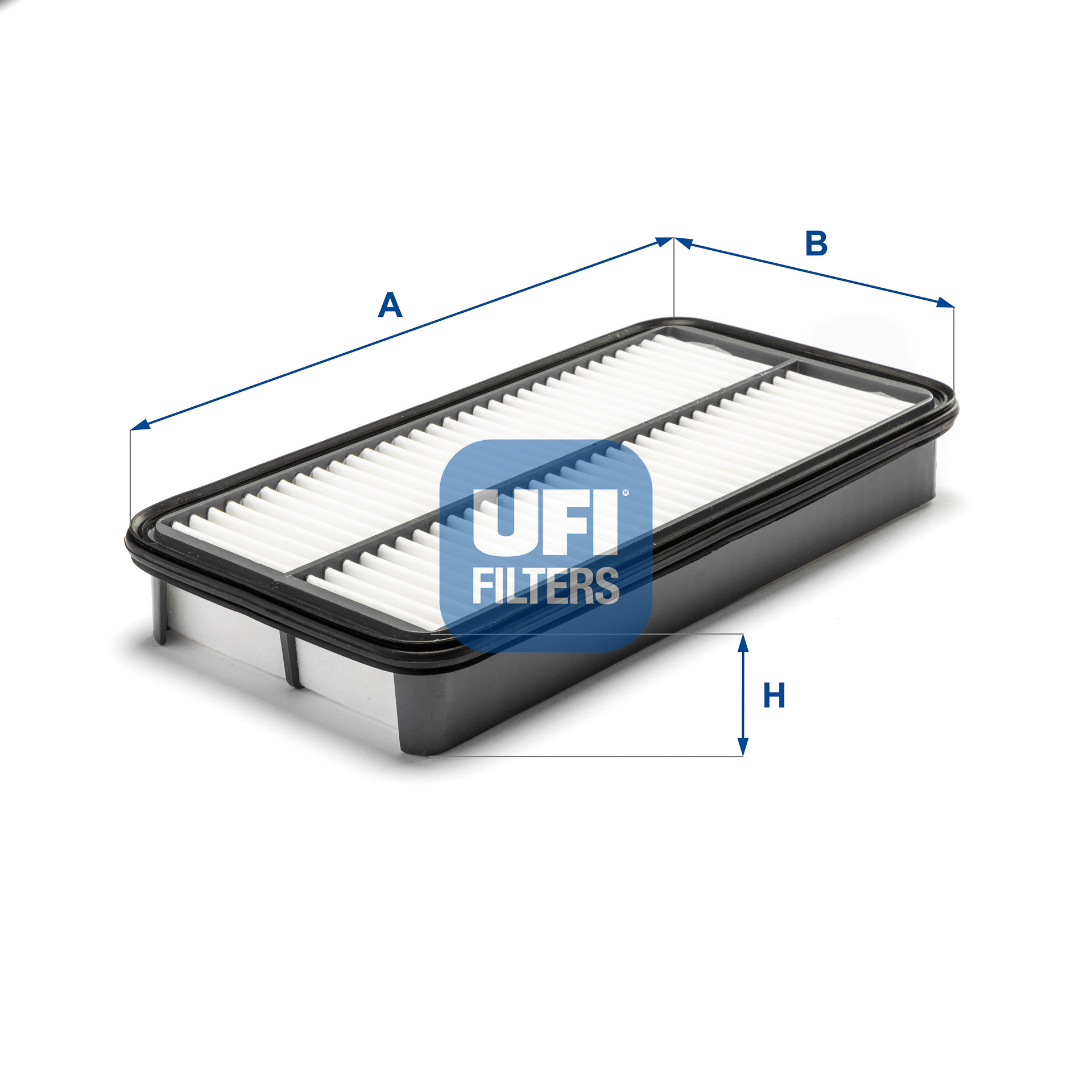 UFI Luftfilter 3007600 Filterindsats 42mm for TOYOTA