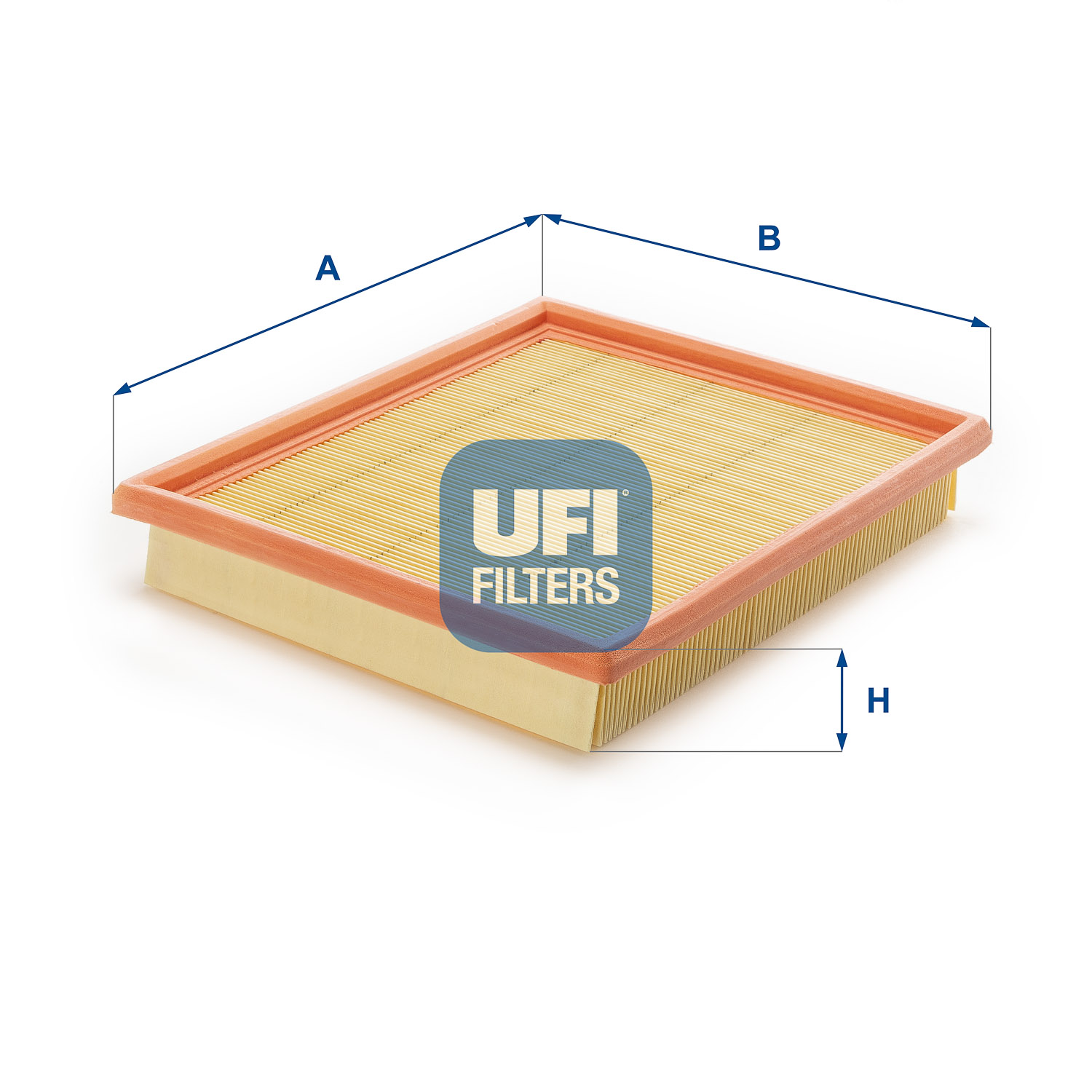 UFI Luftfilter 3008900 Filterindsats 34mm for FIAT