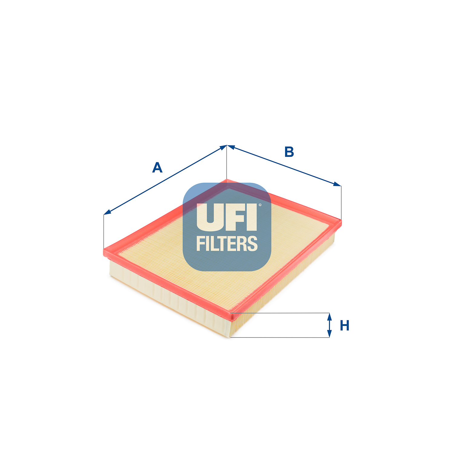 UFI Luftfilter 3010700 Filterindsats 42mm for OPEL GENERAL MOTORS