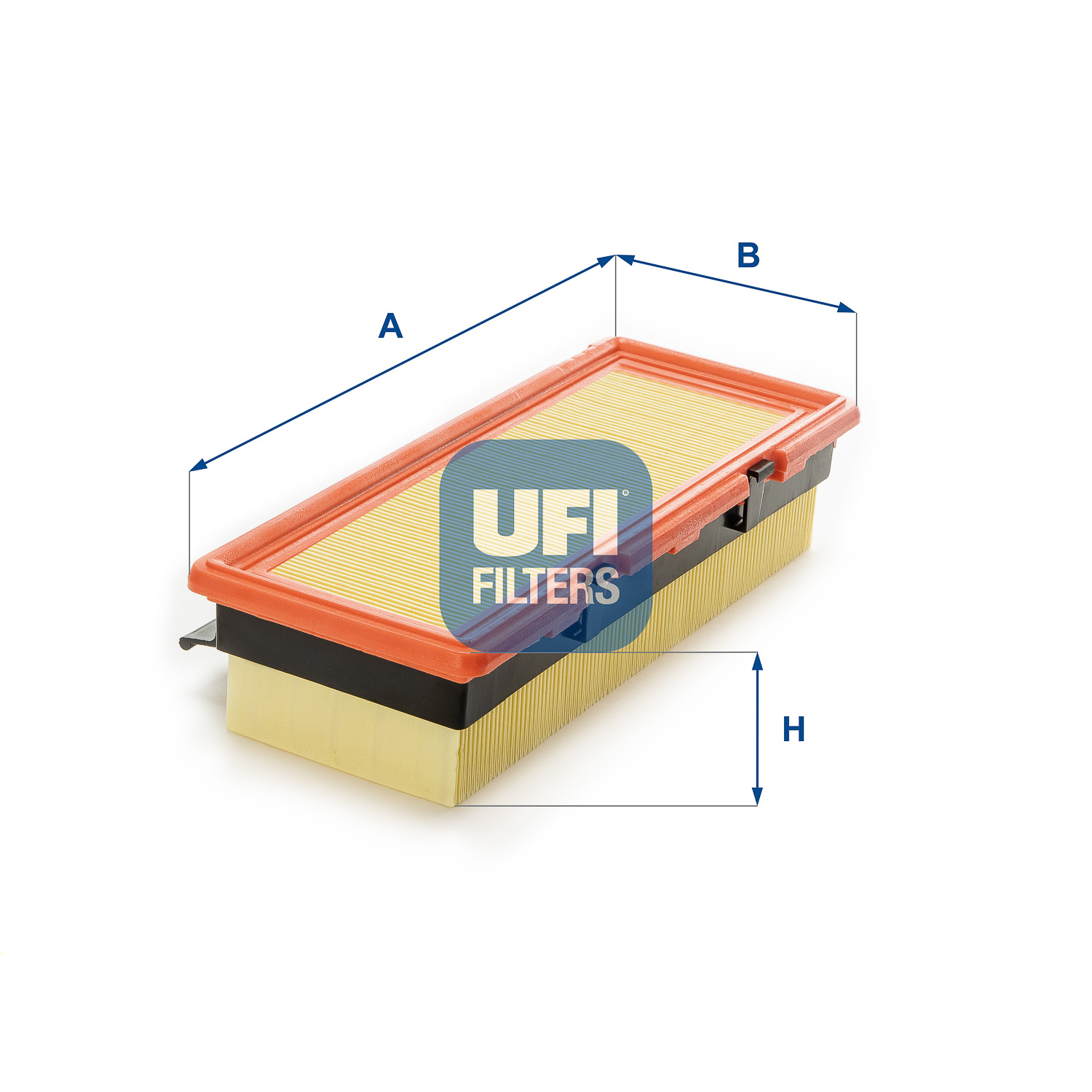 UFI Luftfilter 3010800 Filterindsats 63mm for RENAULT