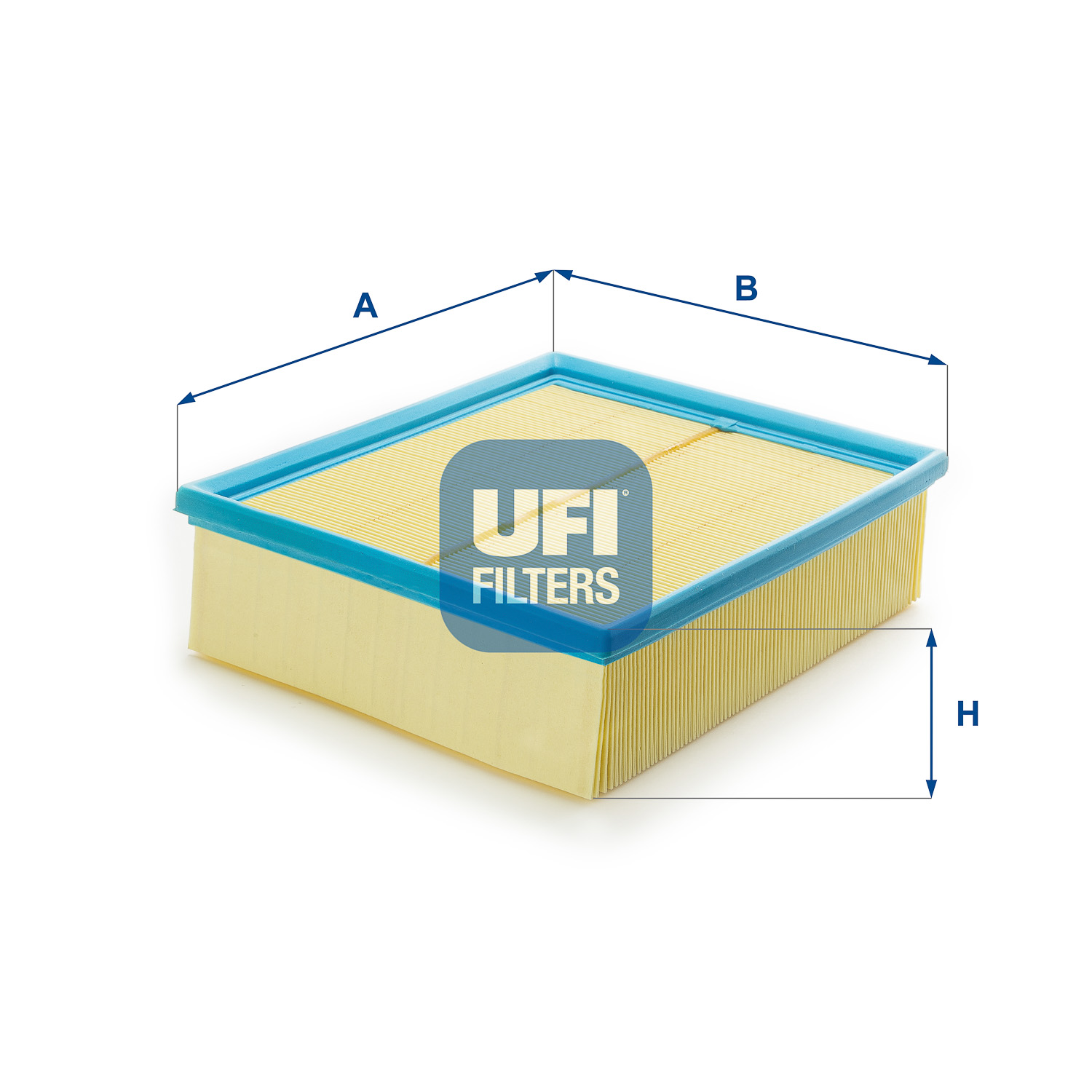 UFI Luftfilter 3010900 Filterindsats 69mm for VAG