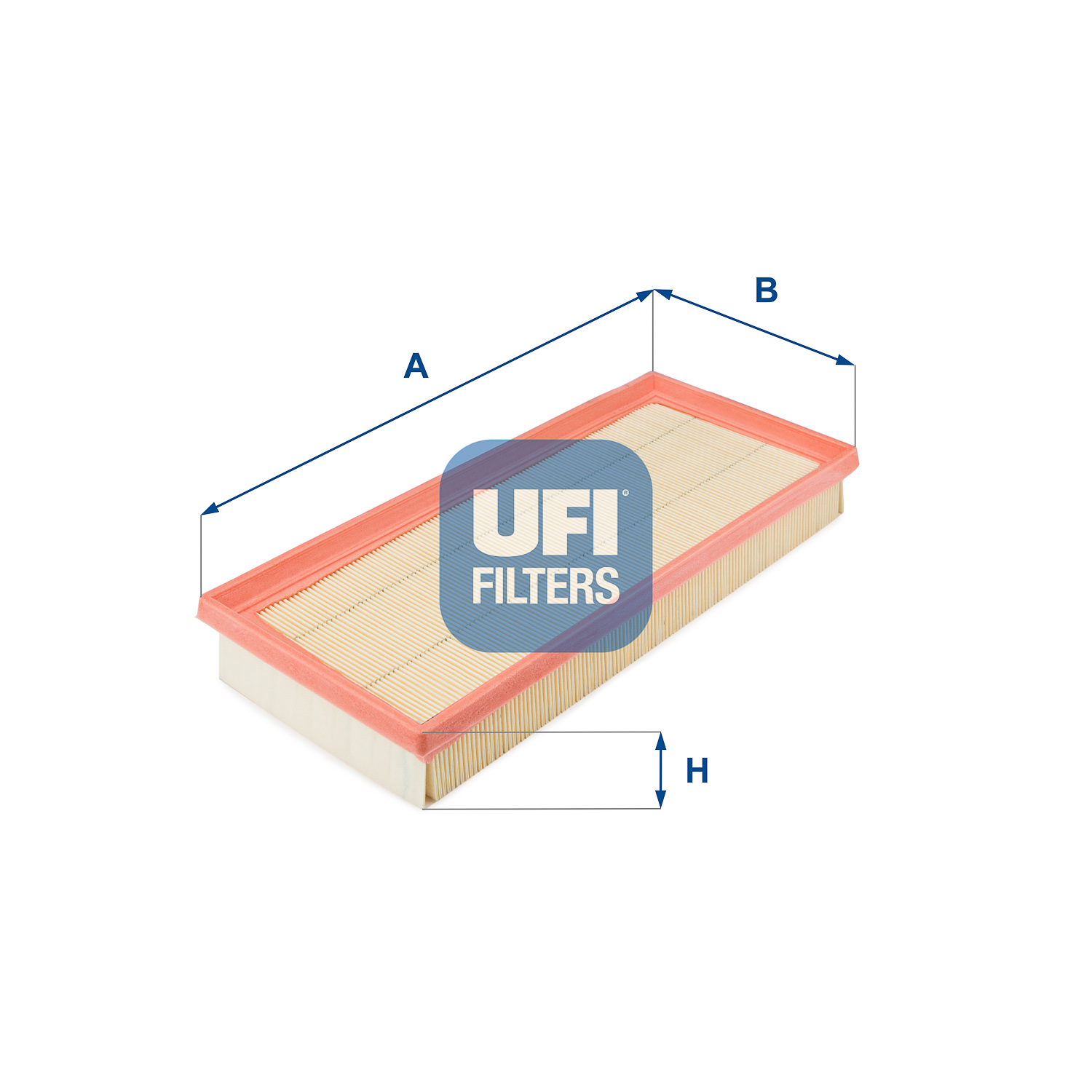 UFI Luftfilter 3011200 Filterindsats 42mm for FIAT