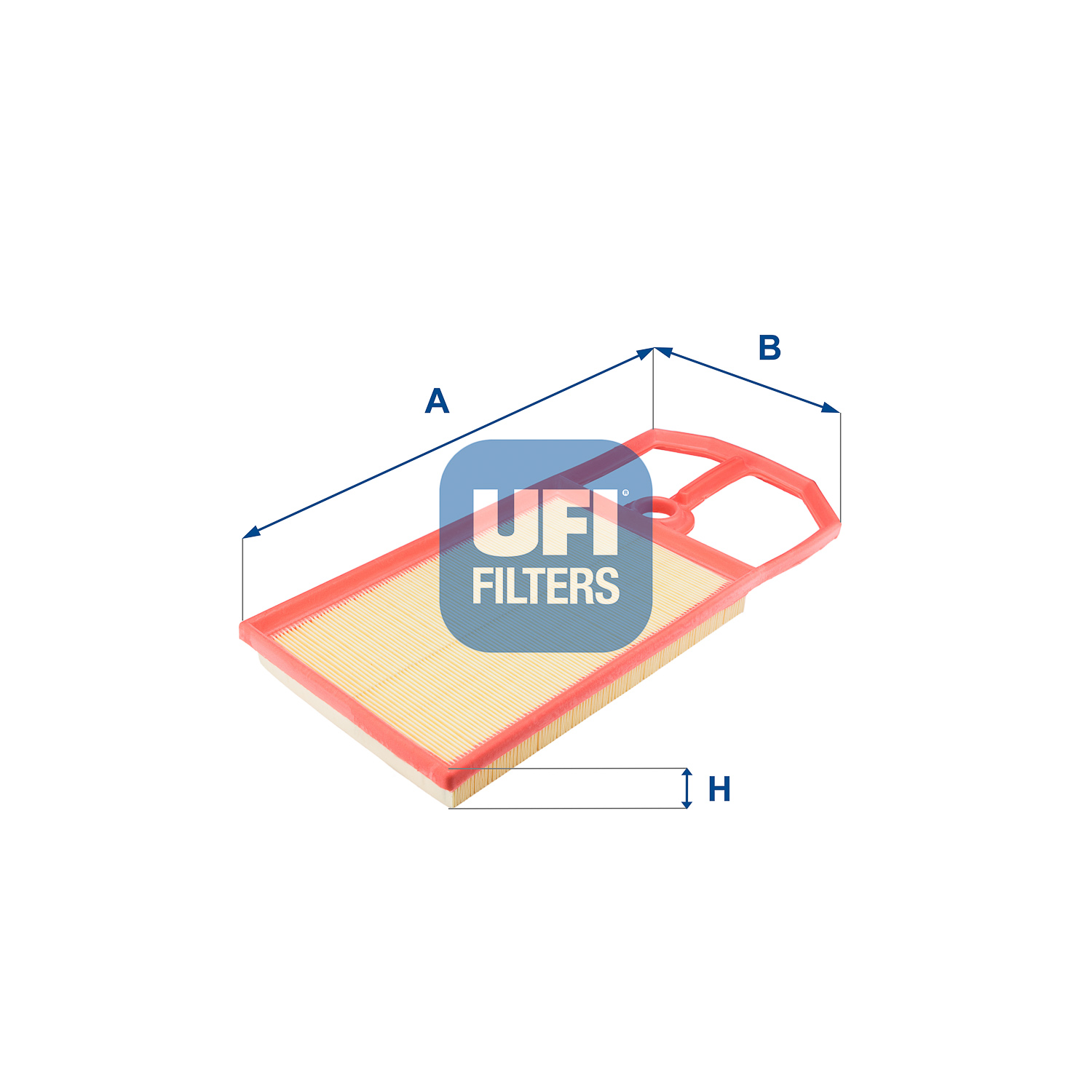 UFI Luftfilter 3012400 Filterindsats 32mm for VAG