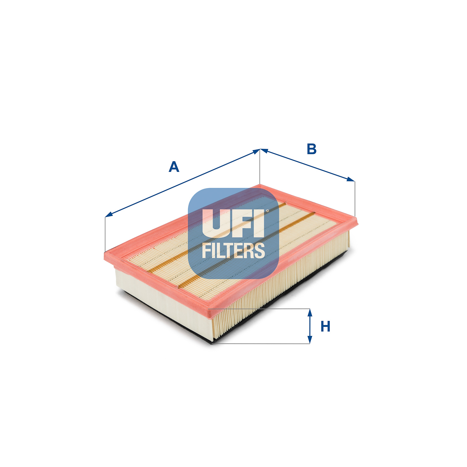 UFI Luftfilter 3012800 Filterindsats 55mm for FIAT ALFA ROMEO