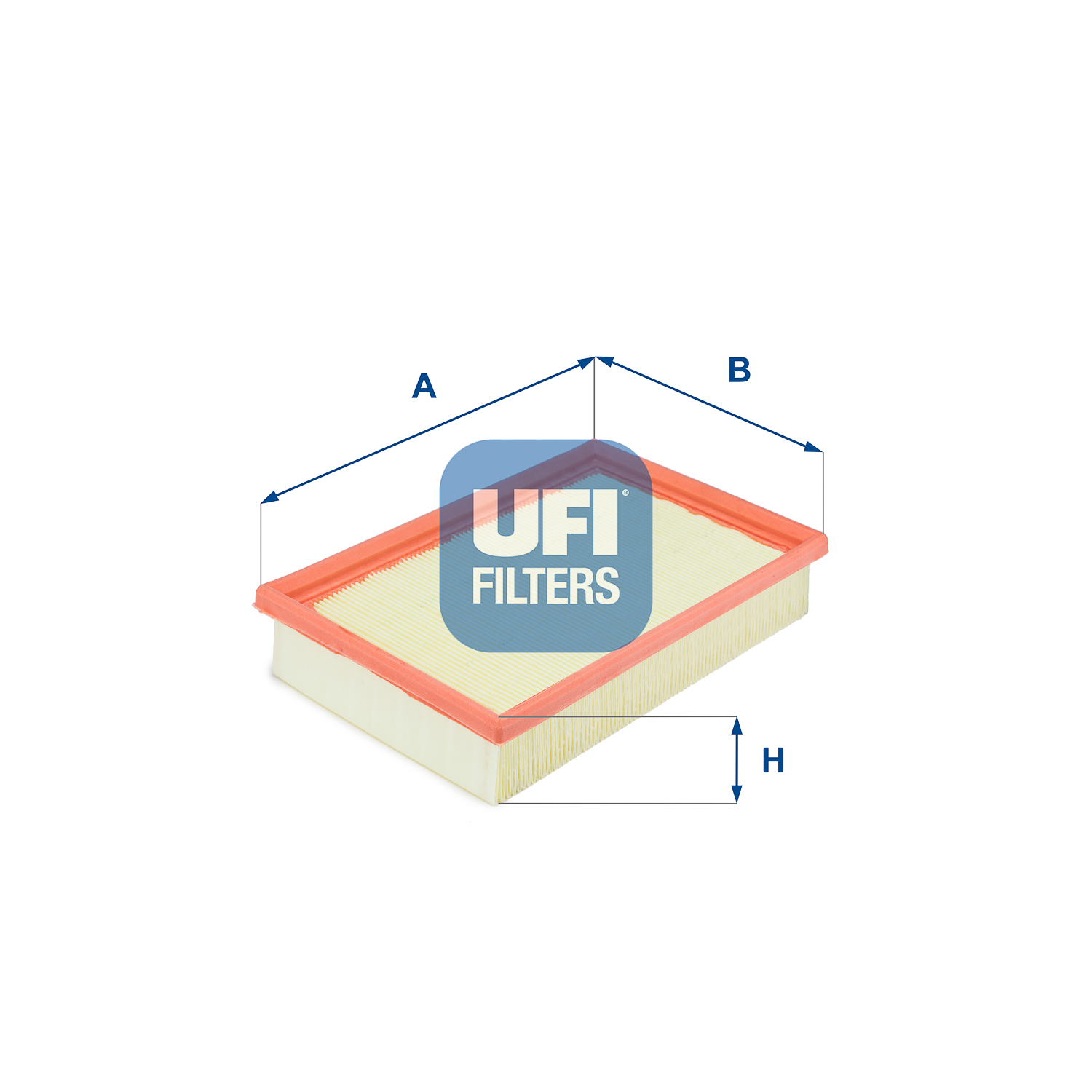 UFI Luftfilter 3012900 Filterindsats 38mm for OPEL GENERAL MOTORS SUZUKI
