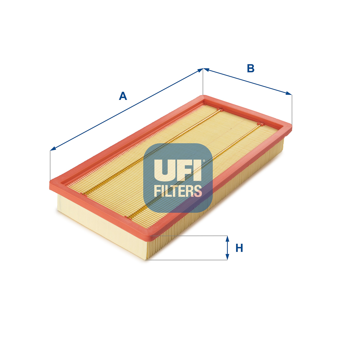 UFI Luftfilter 3013500 Filterindsats 41mm for OPEL FIAT GENERAL MOTORS