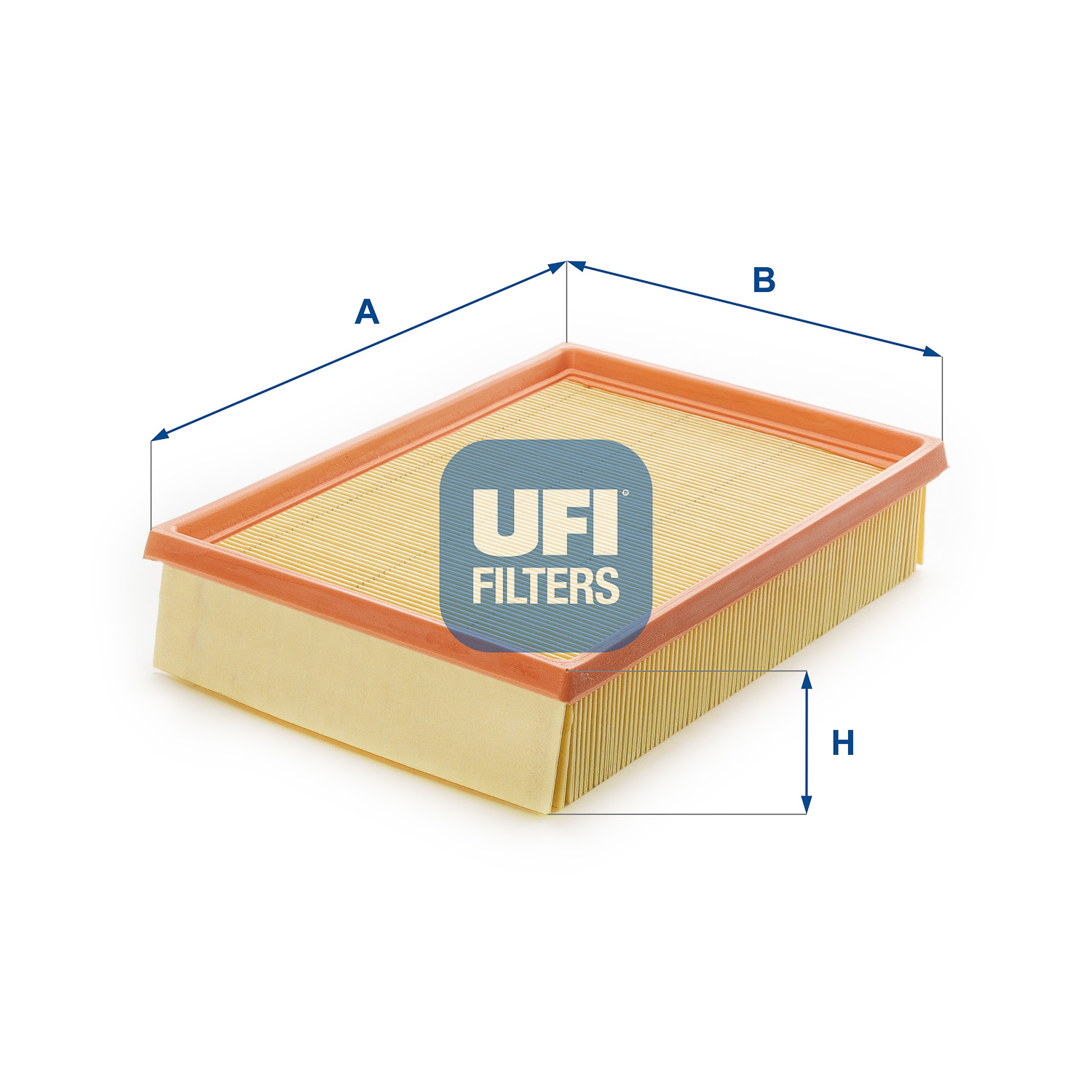 UFI Luftfilter 3013900 Filterindsats 50mm for CITROËN PEUGEOT