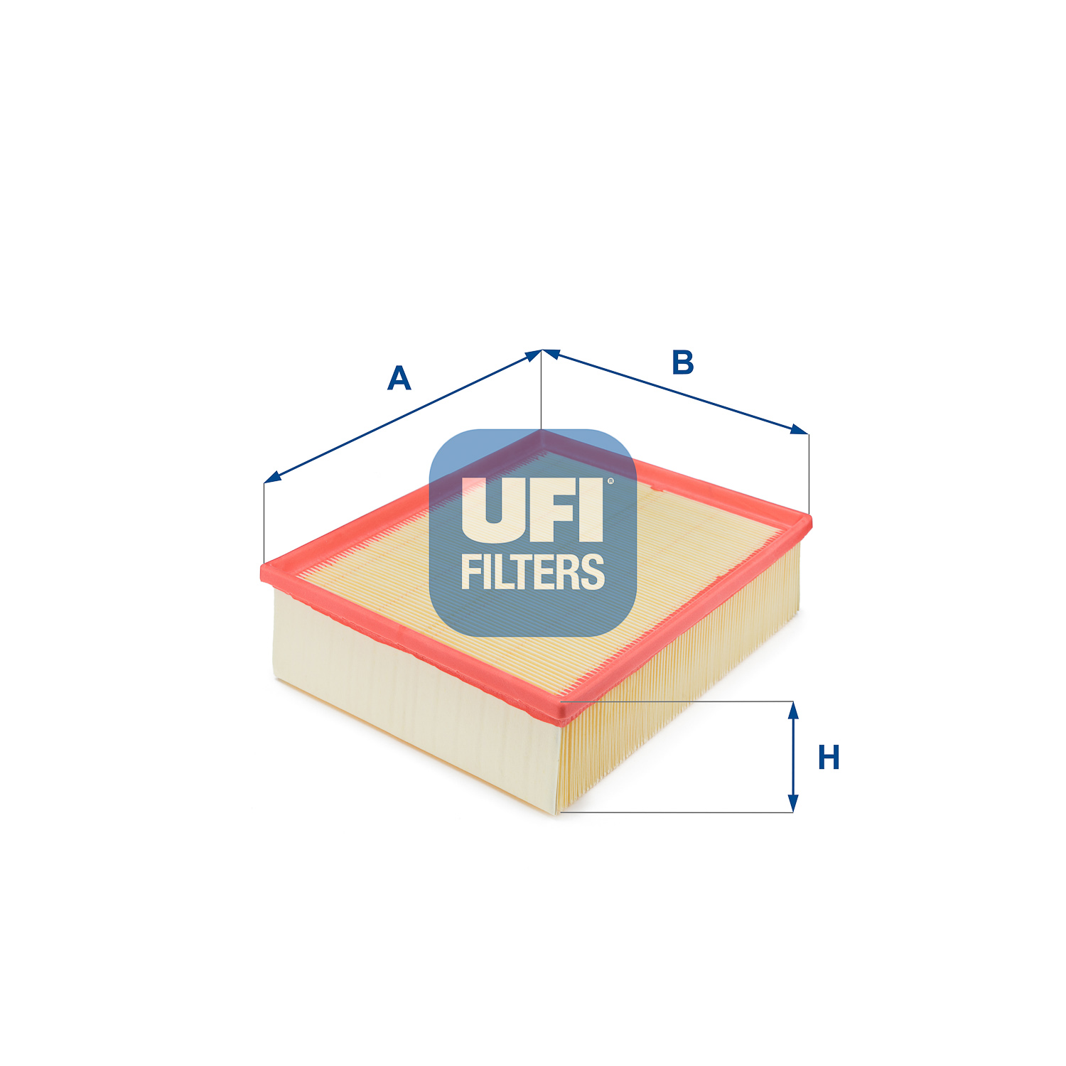 UFI Luftfilter 3016200 Filterindsats 70mm for VAG