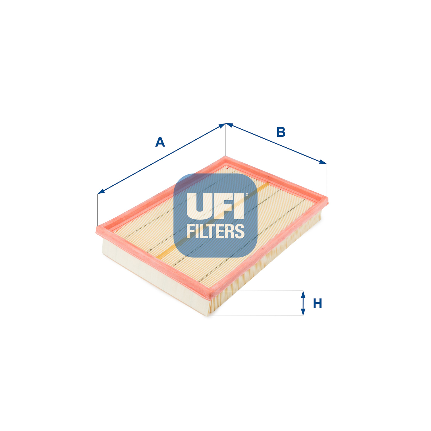 UFI Luftfilter 3015900 Filterindsats 42mm for OPEL GENERAL MOTORS VAUXHALL