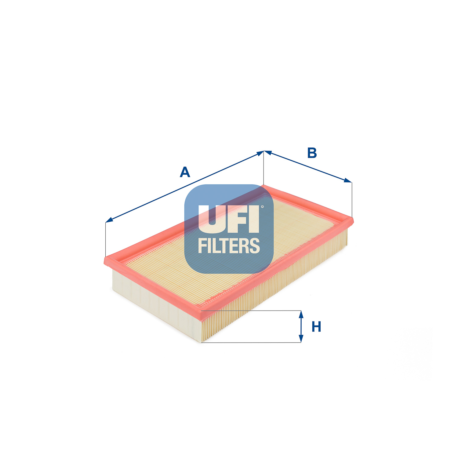 UFI Luftfilter 3016500 Filterindsats 42mm for VAG