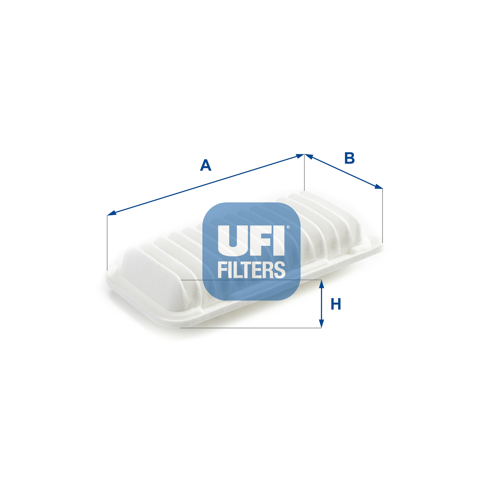 UFI Luftfilter 3017600 Filterindsats 54mm for TOYOTA