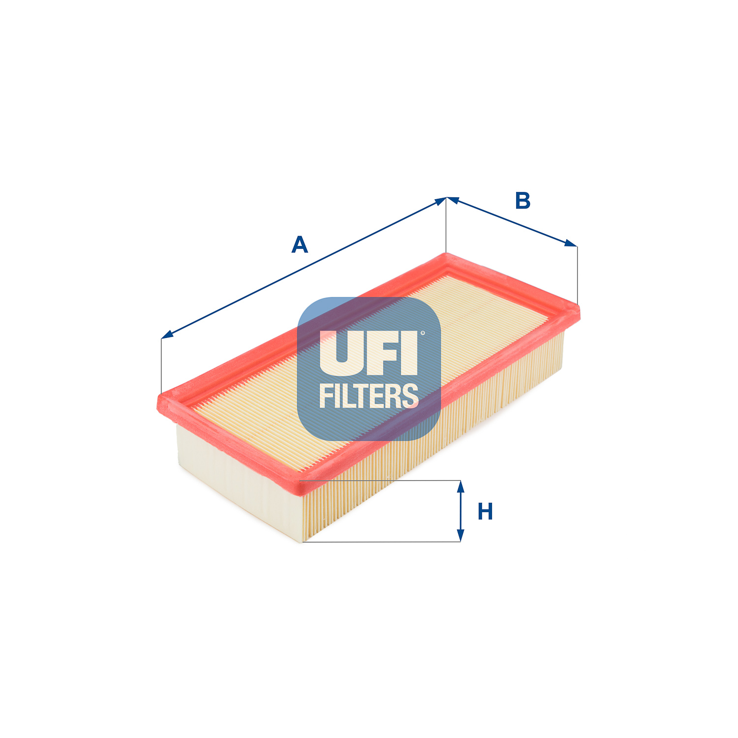 UFI Luftfilter 3019400 Filterindsats 50mm for FIAT
