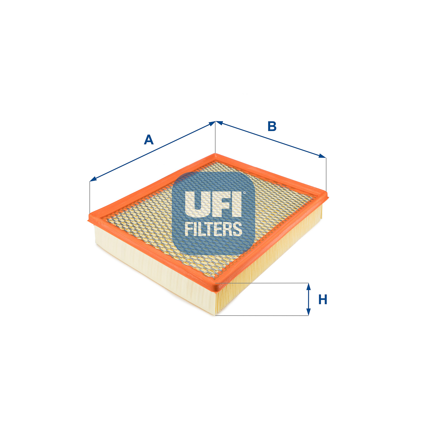 UFI Luftfilter 3019700 Filterindsats 50mm for OPEL VAUXHALL FIAT GENERAL MOTORS