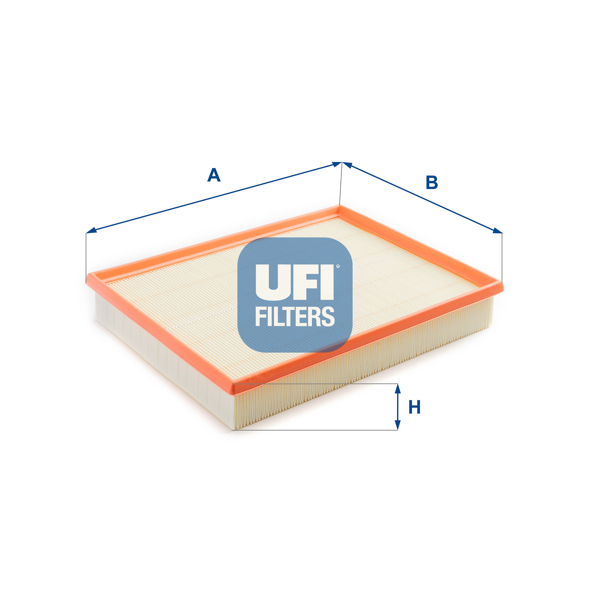 UFI Luftfilter 3020200 Filterindsats 50mm for OPEL GENERAL MOTORS FIAT