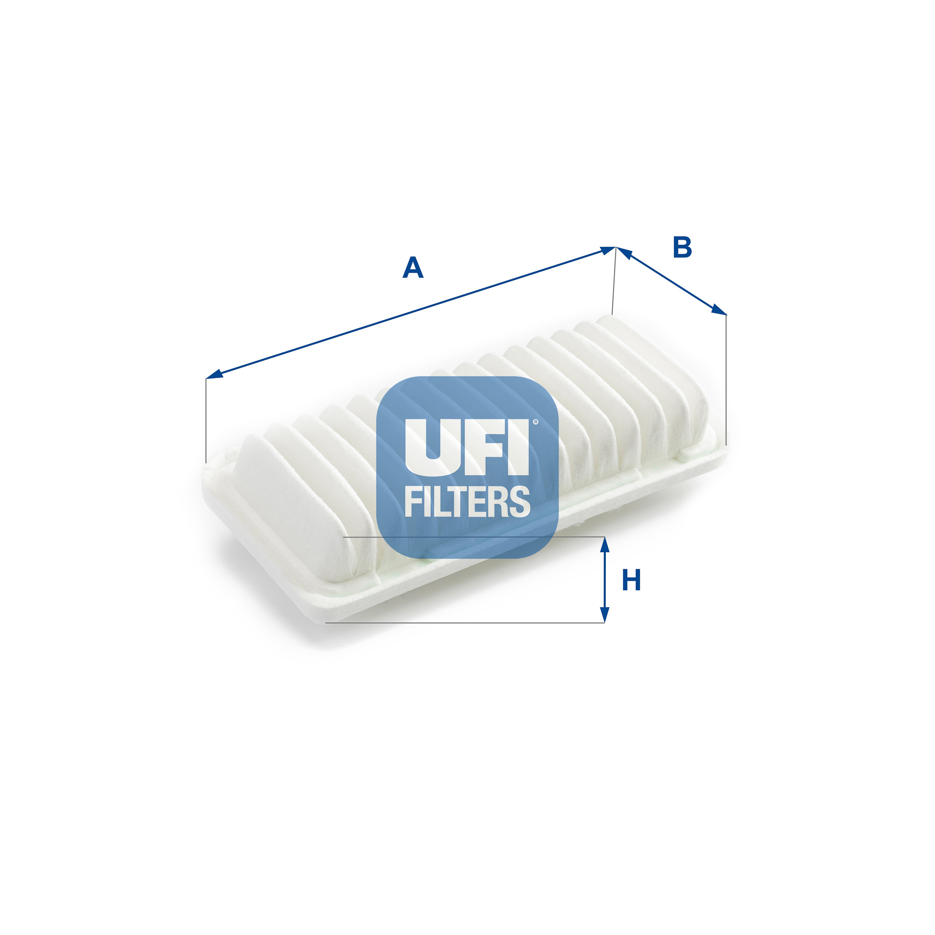 UFI Luftfilter 3020600 Filterindsats 63mm for TOYOTA