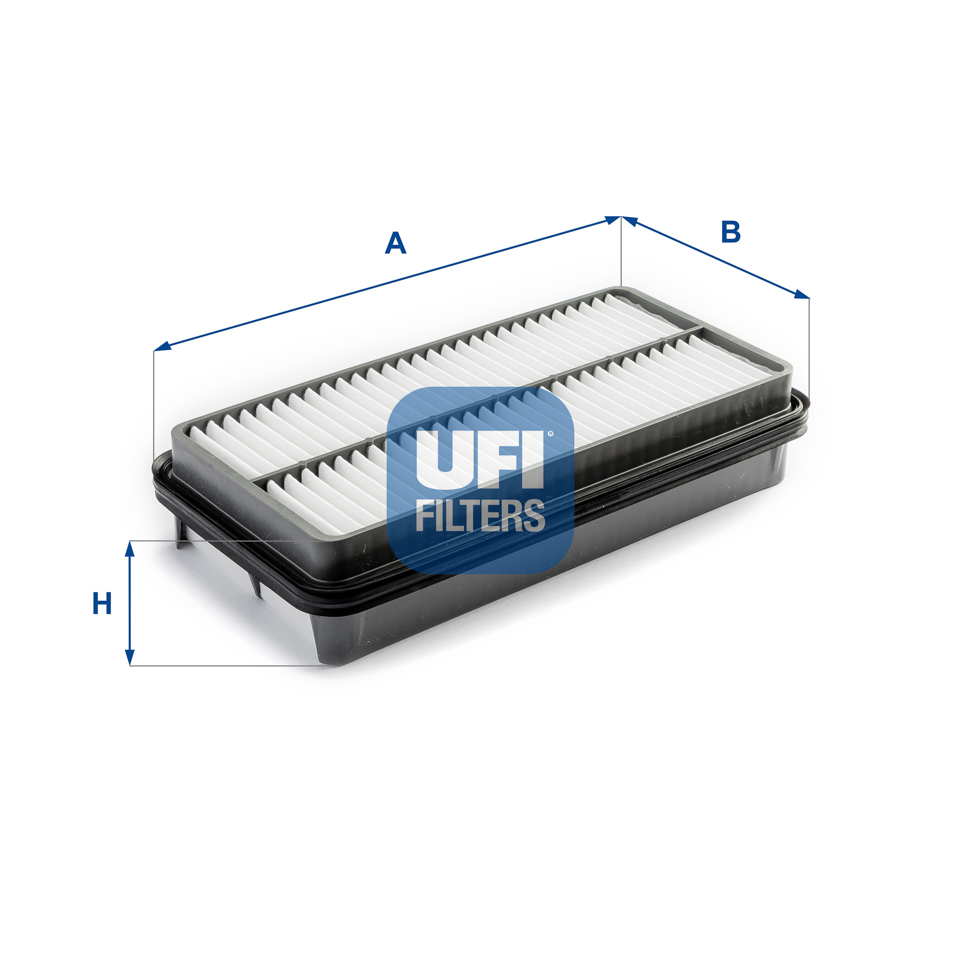 UFI Luftfilter 3022500 Filterindsats 42mm for TOYOTA