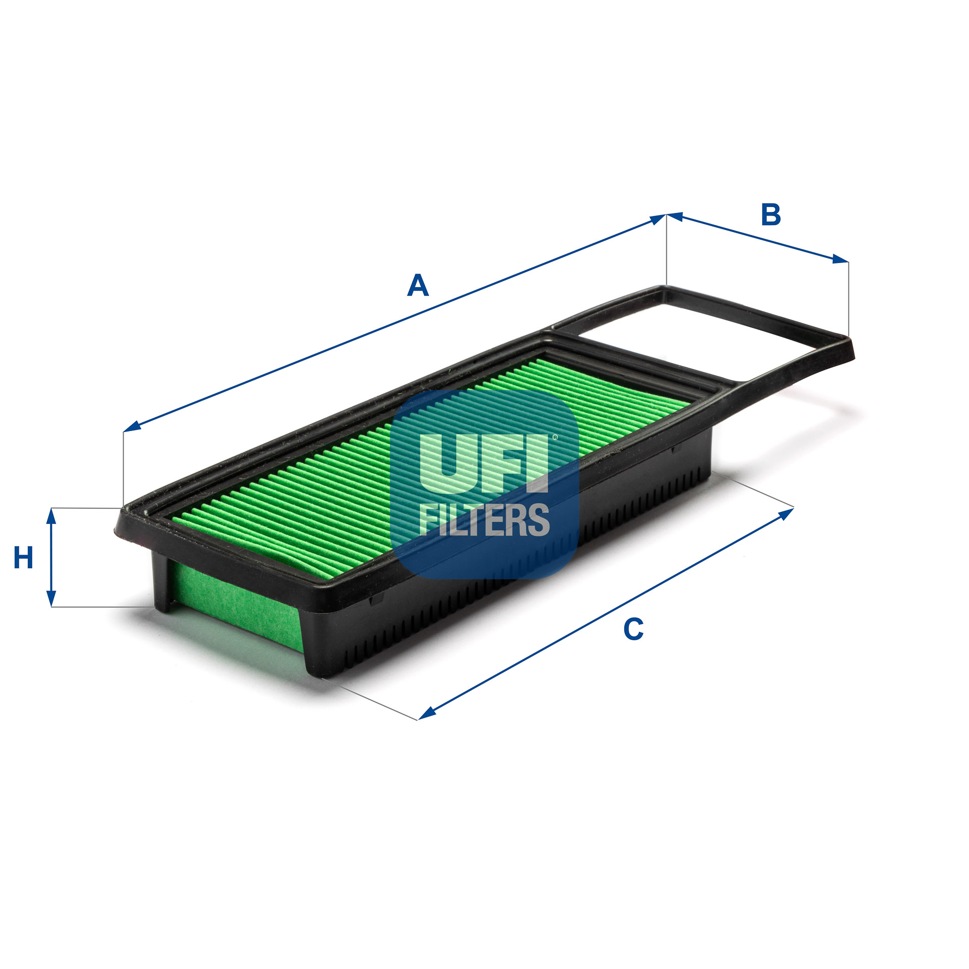 UFI Luftfilter 3023200 Filterindsats 40mm for HONDA