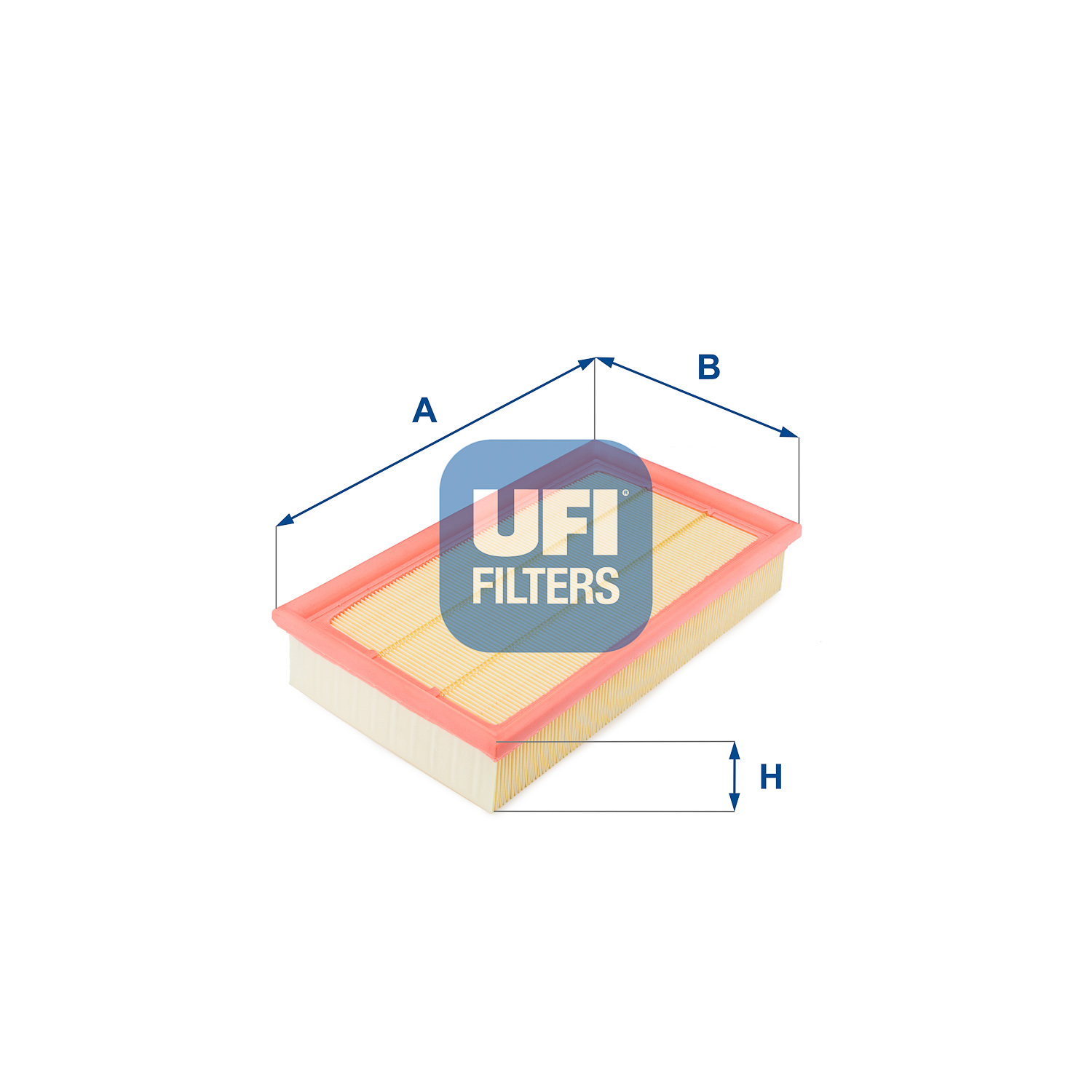 UFI Luftfilter 3024100 Filterindsats 50mm for FORD VOLVO