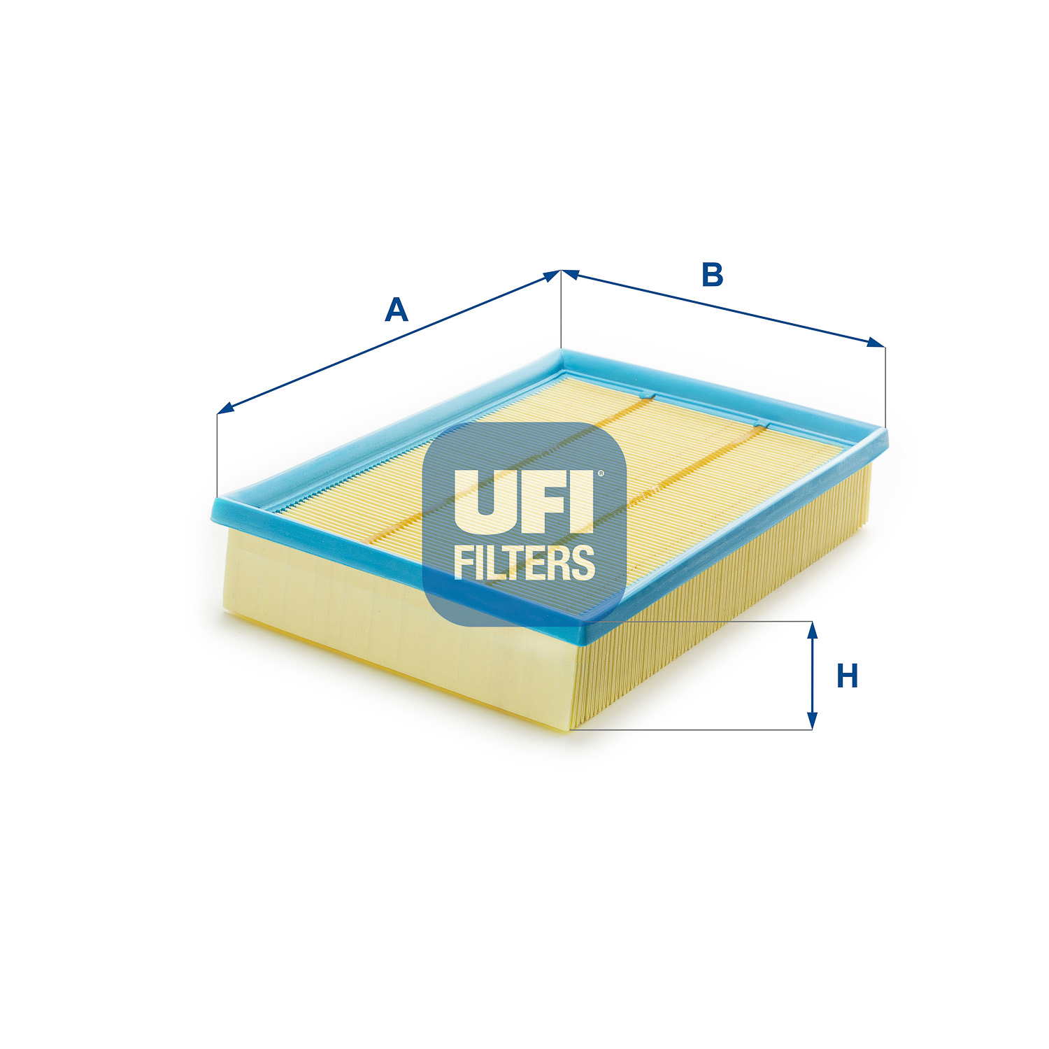UFI Luftfilter 3024500 Filterindsats 50mm for FORD VOLVO