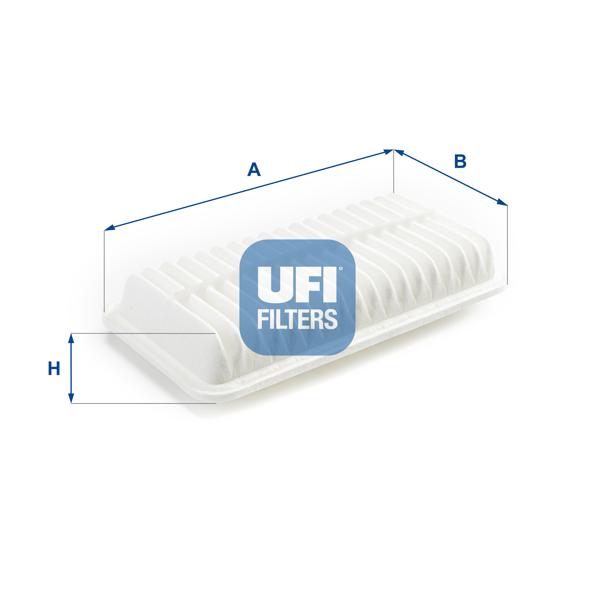 UFI Luftfilter 3024700 Filterindsats 70mm for TOYOTA