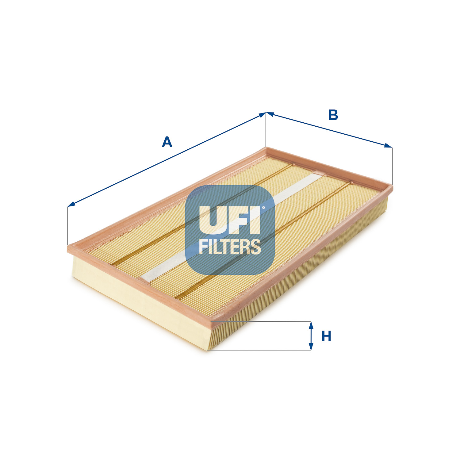 UFI Luftfilter 3025700 Filterindsats 42mm for MERCEDES-BENZ