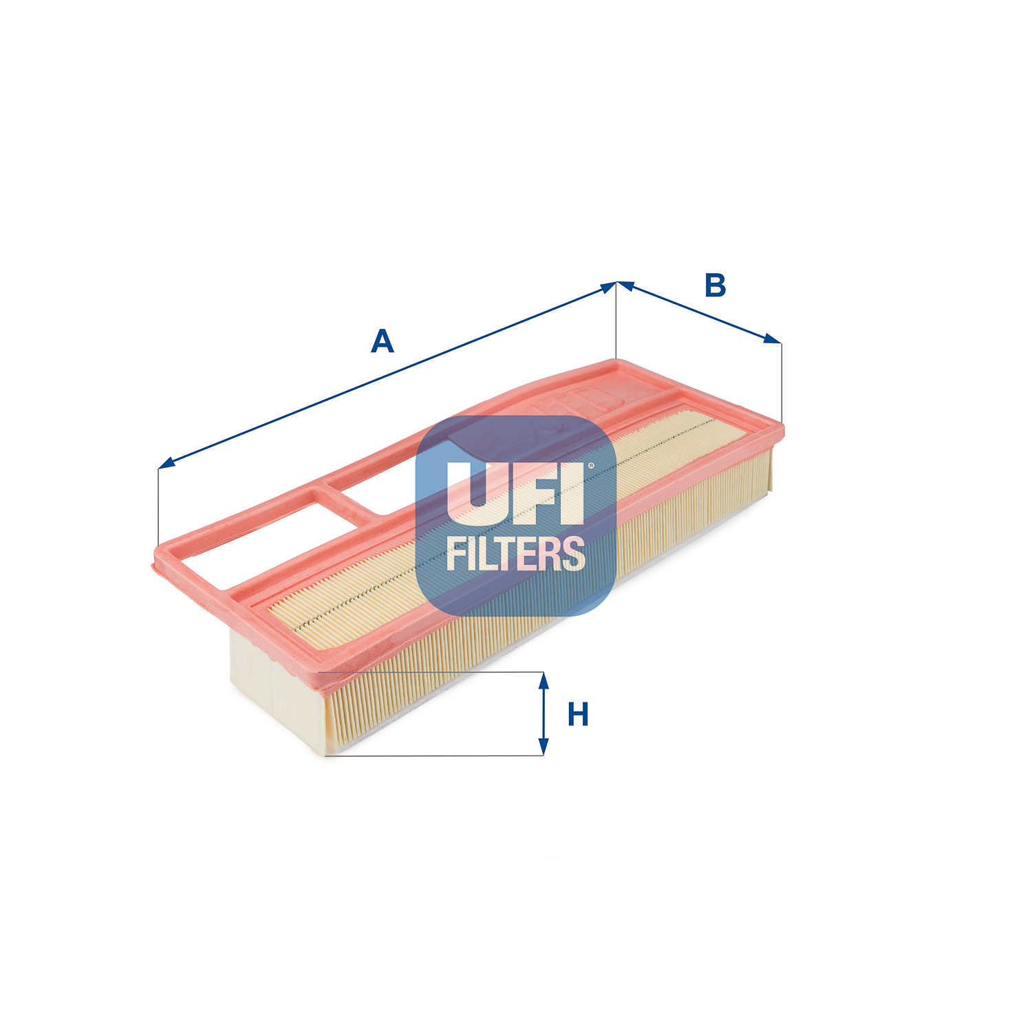 UFI Luftfilter 3026500 Filterindsats 64mm for OPEL FORD FIAT GENERAL MOTORS TATA