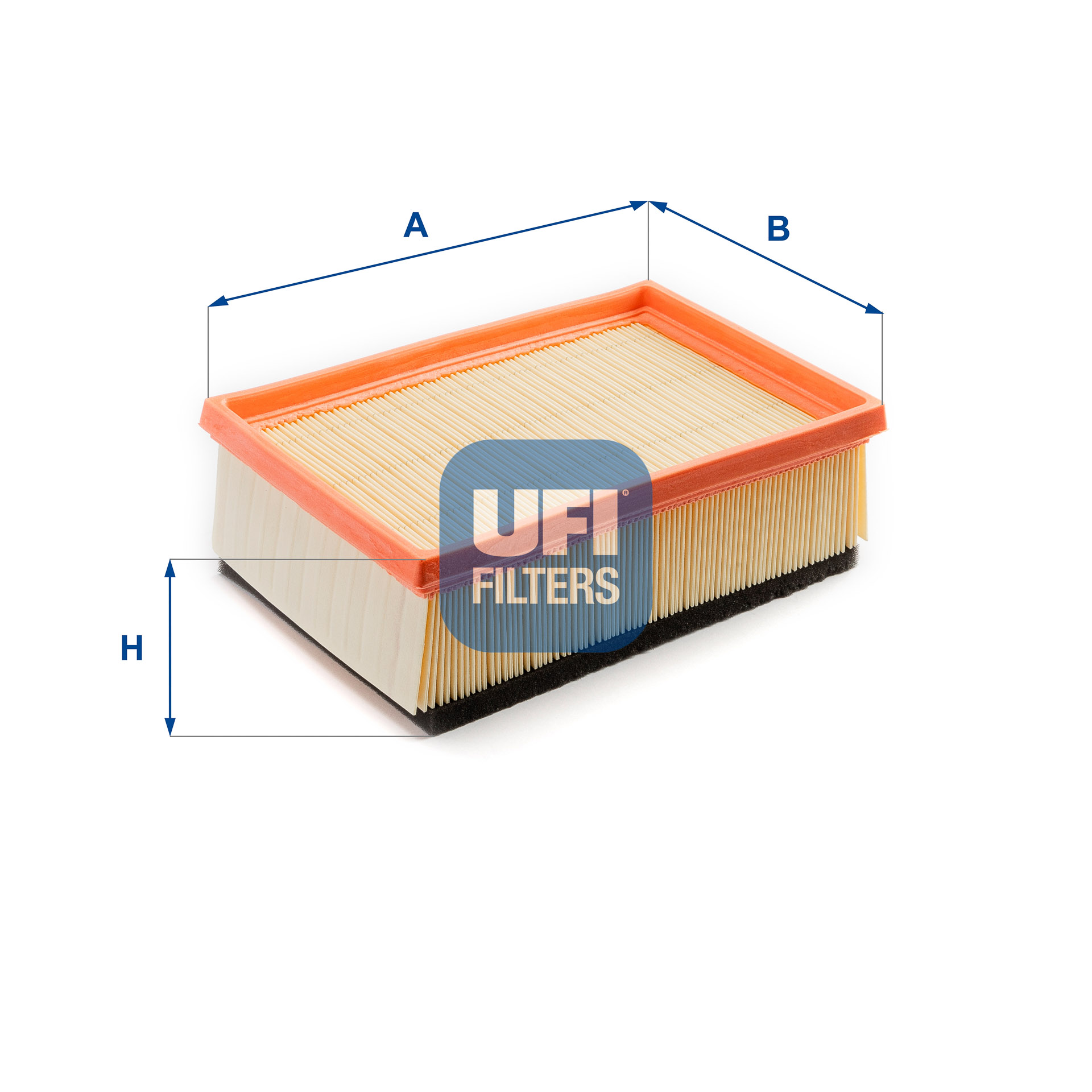 UFI Luftfilter 3027200 Filterindsats 77mm for PEUGEOT CITROËN