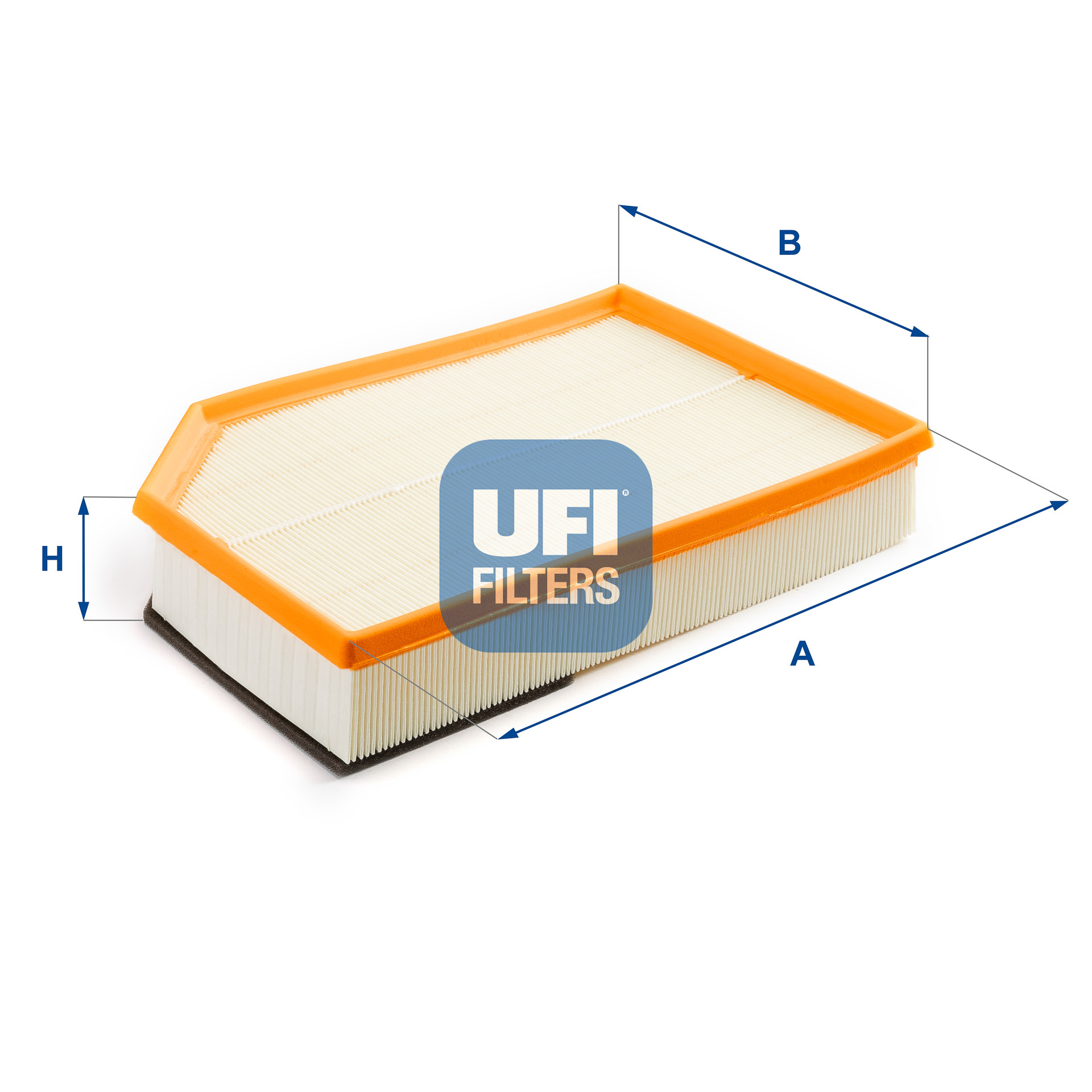 UFI Luftfilter 3027400 Filterindsats 66mm for VOLVO