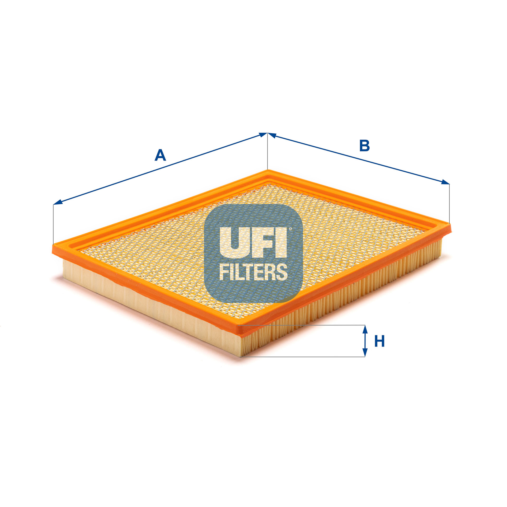 UFI Luftfilter 3028400 Filterindsats 37mm for CHRYSLER FIAT NISSAN