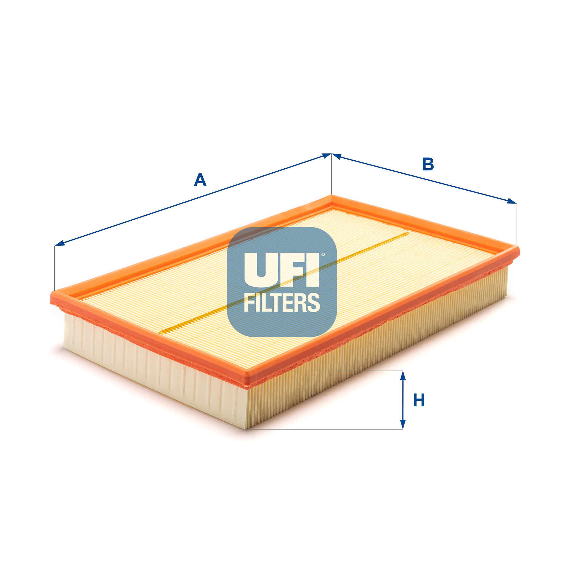 UFI Luftfilter 3030300 Filterindsats 50mm for VAG