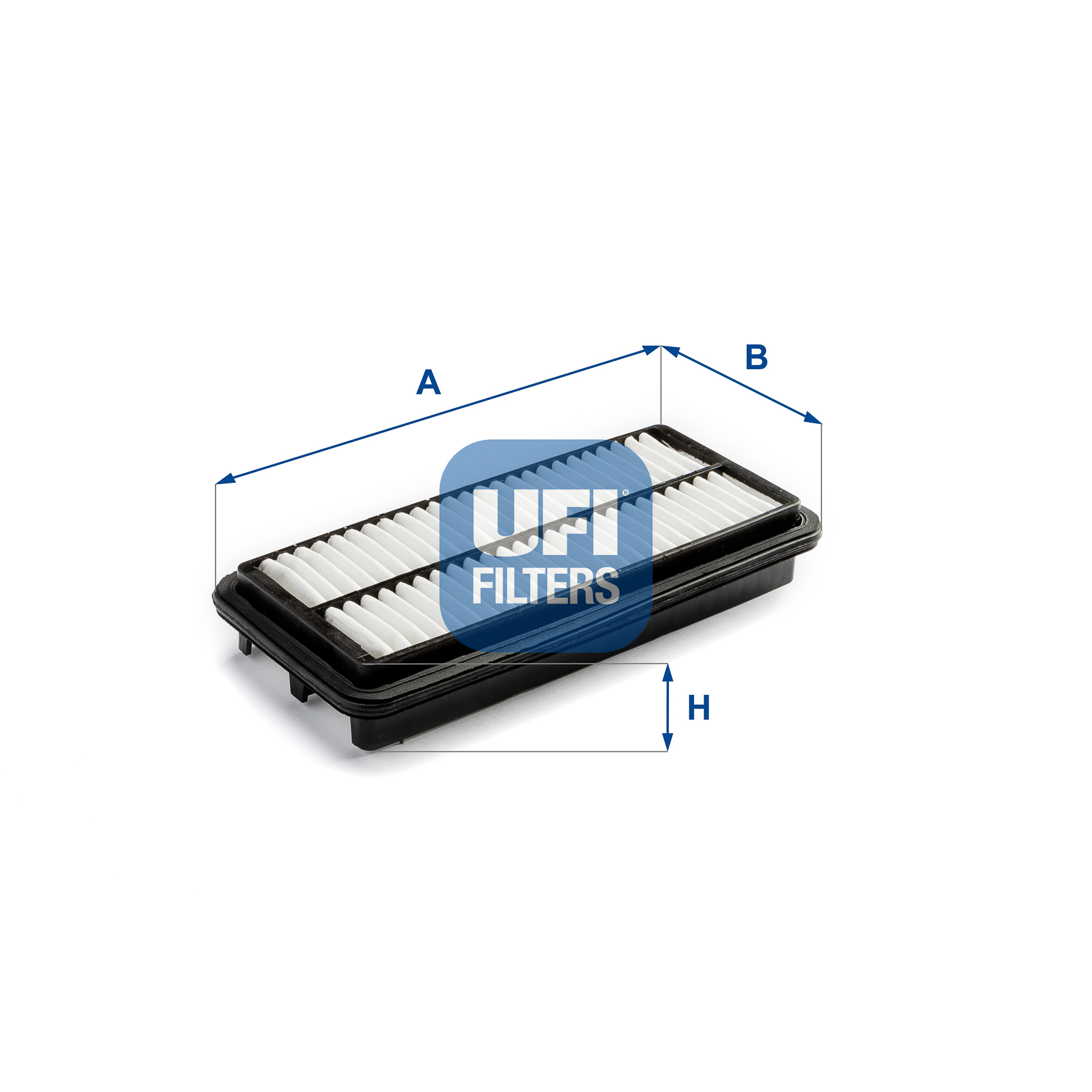 UFI Luftfilter 3030800 Filterindsats 39mm for KIA