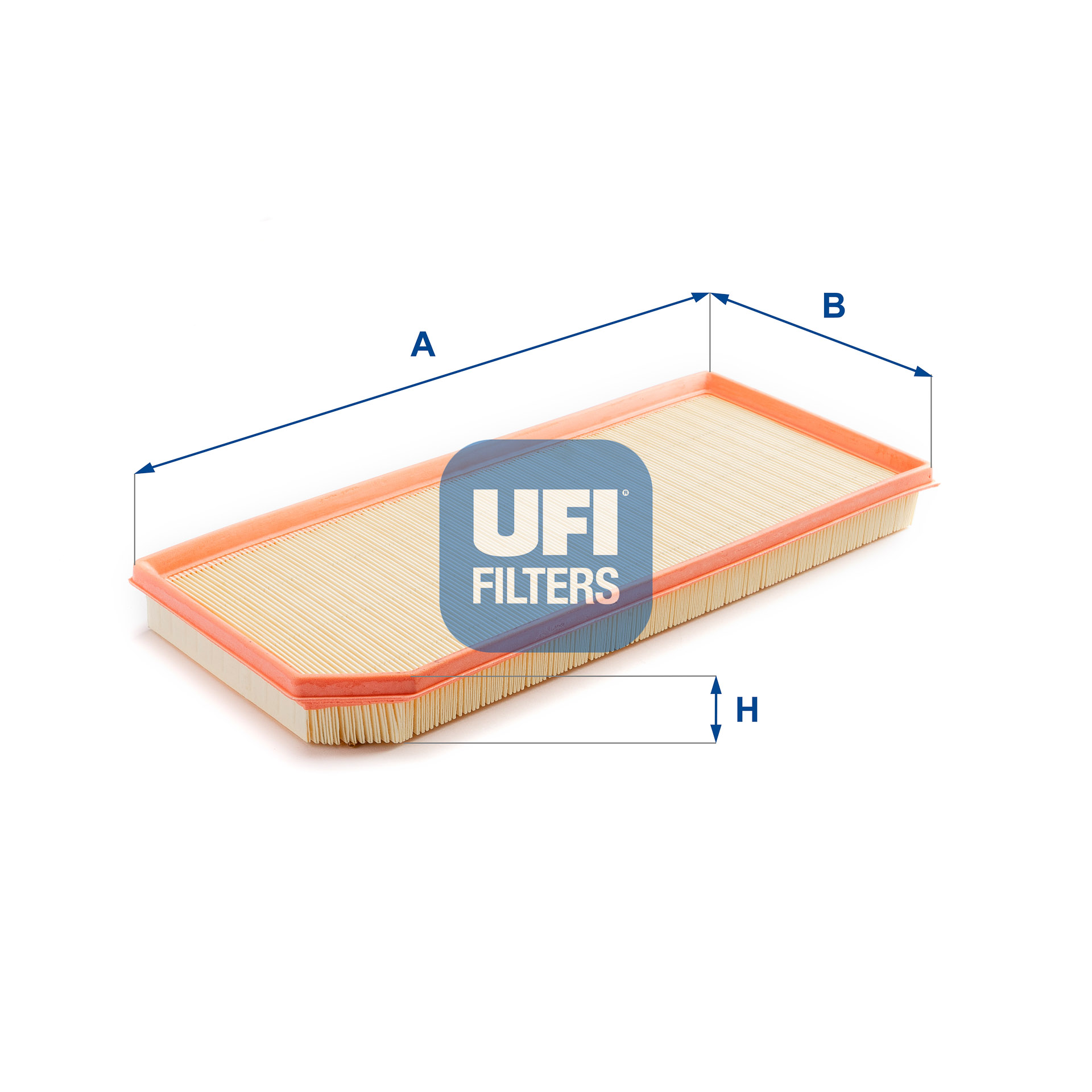 UFI Luftfilter 3031500 Filterindsats 37mm for VAG