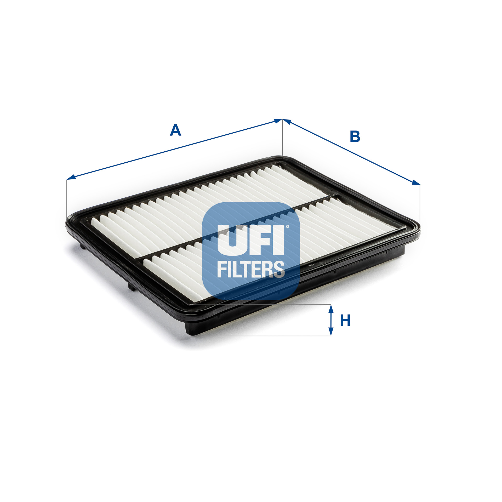 UFI Luftfilter 3031200 Filterindsats 34mm for KIA