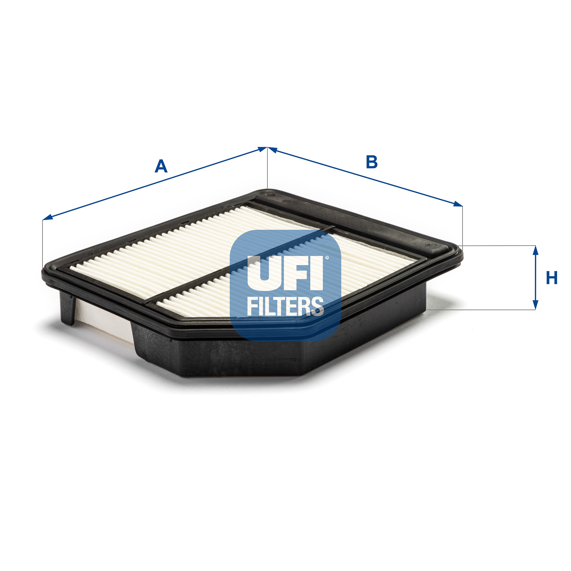 UFI Luftfilter 3032500 Filterindsats 44mm for HONDA