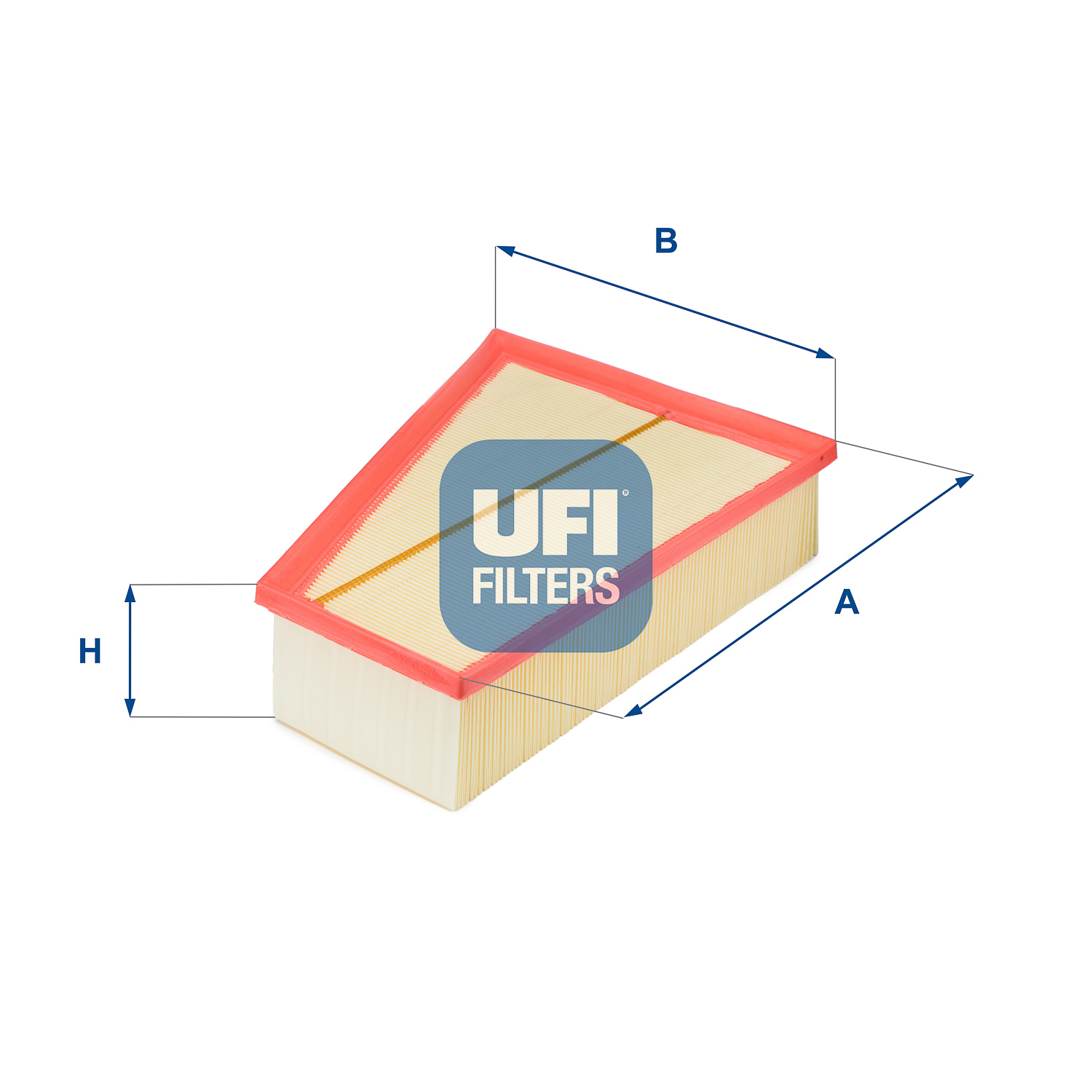 UFI Luftfilter 3033100 Filterindsats 70mm for FORD VOLVO