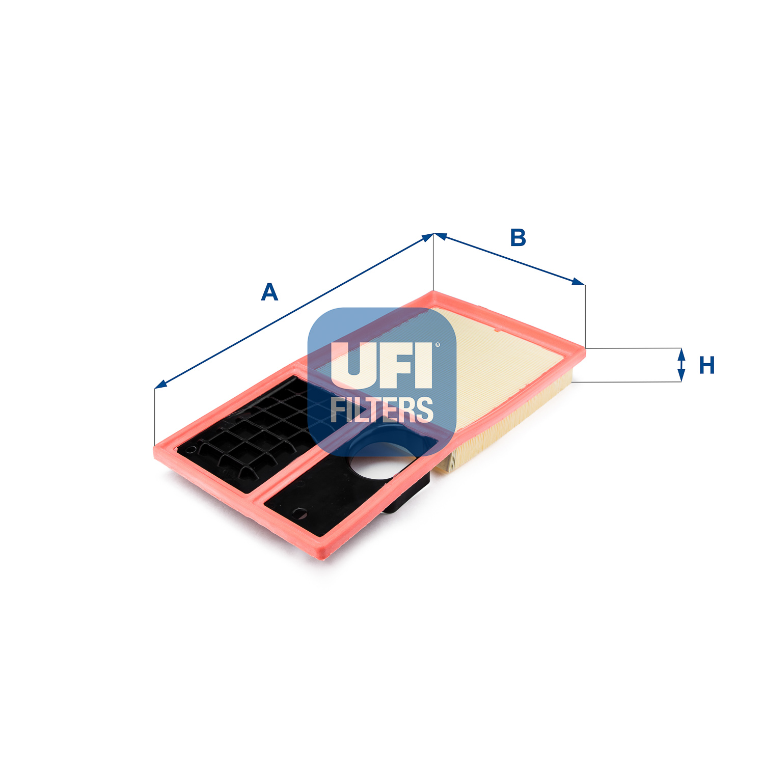 UFI Luftfilter 3034200 Filterindsats 42mm for VAG