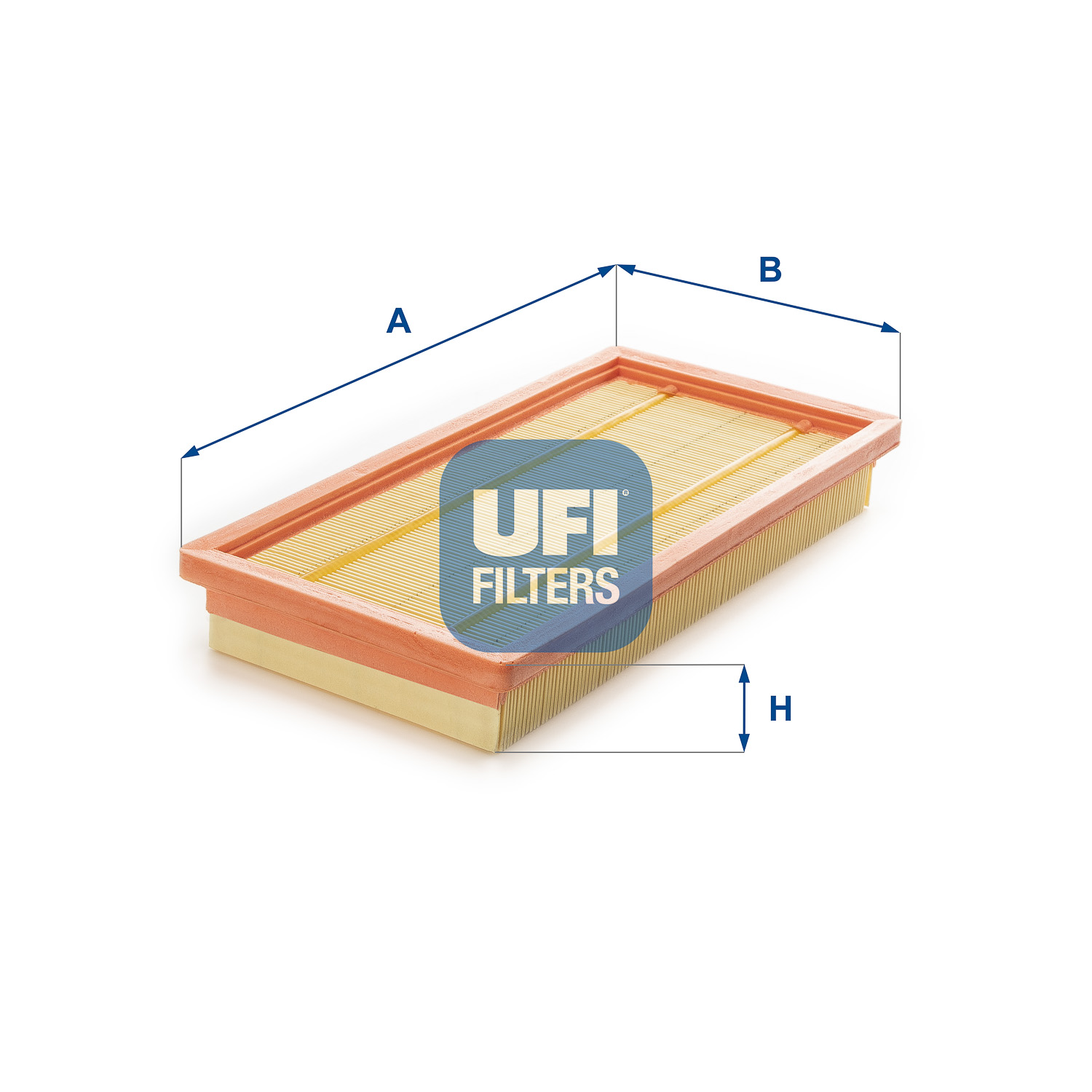 UFI Luftfilter 3035300 Filterindsats 41mm for FIAT