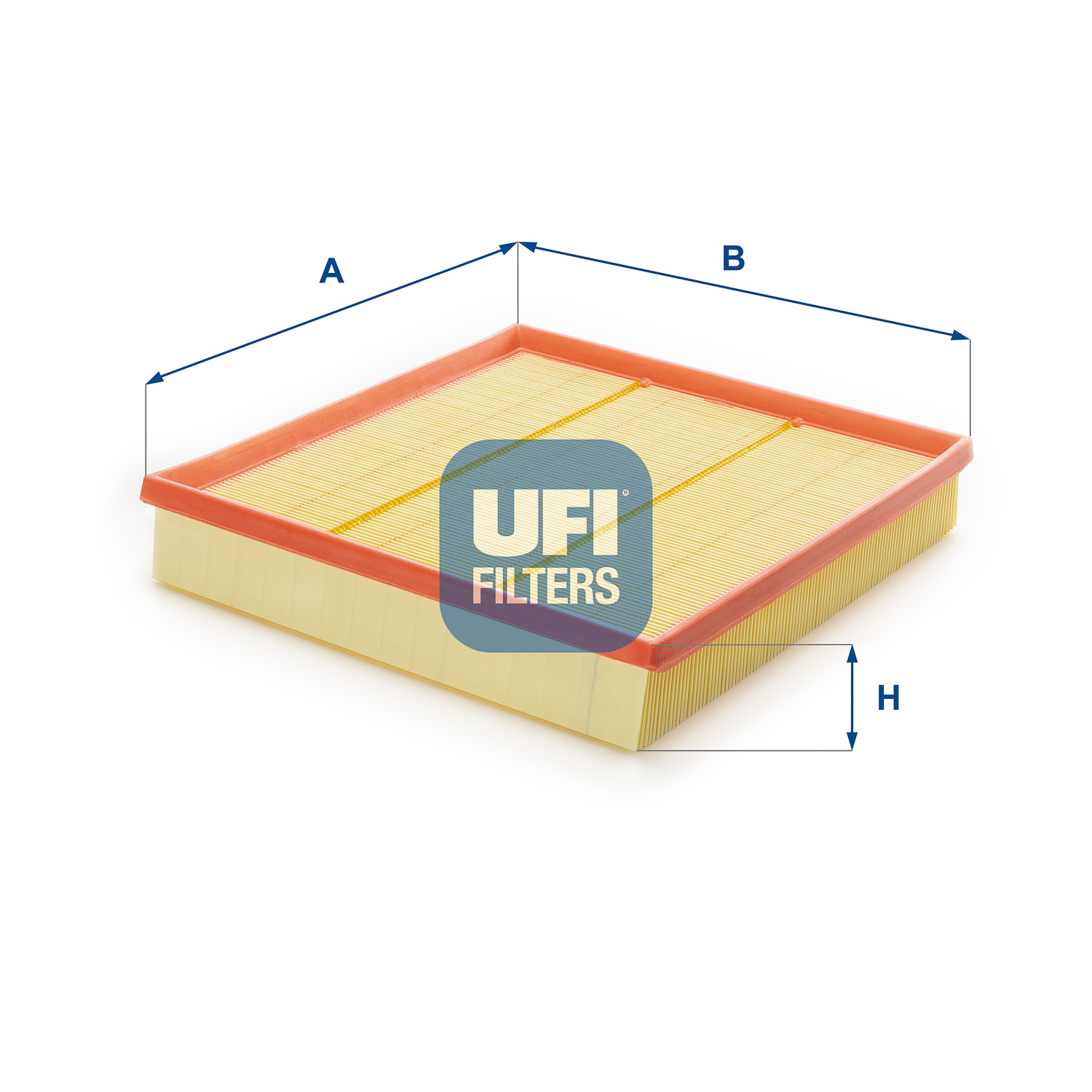 UFI Luftfilter 3033200 Filterindsats 46mm for FORD