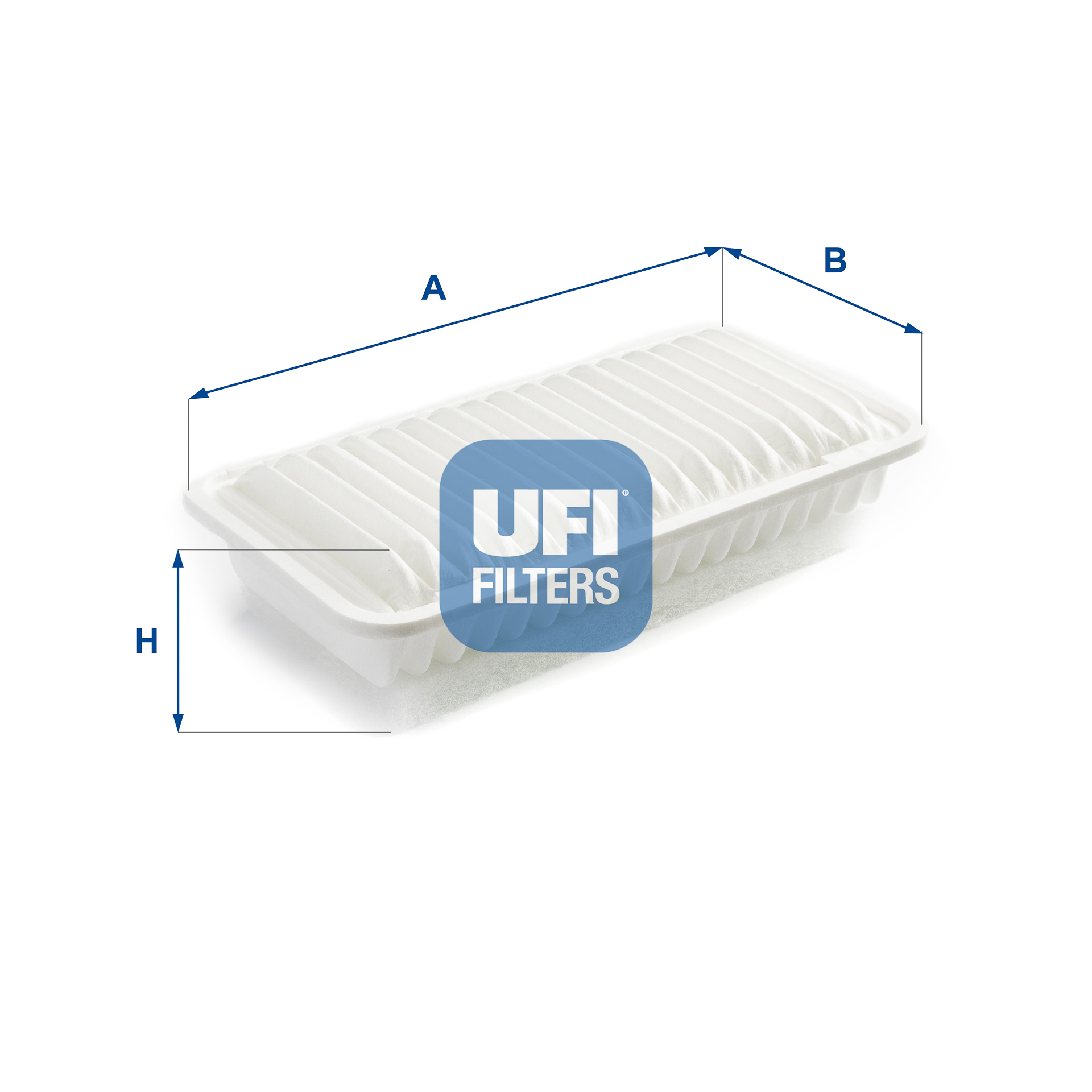 UFI Luftfilter 3038500 Filterindsats 60mm for TOYOTA