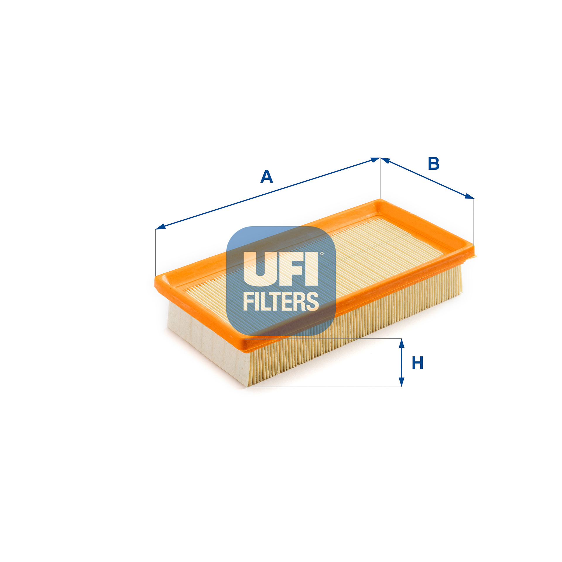 UFI Luftfilter 3039100 Filterindsats 46mm for OPEL GENERAL MOTORS SUZUKI