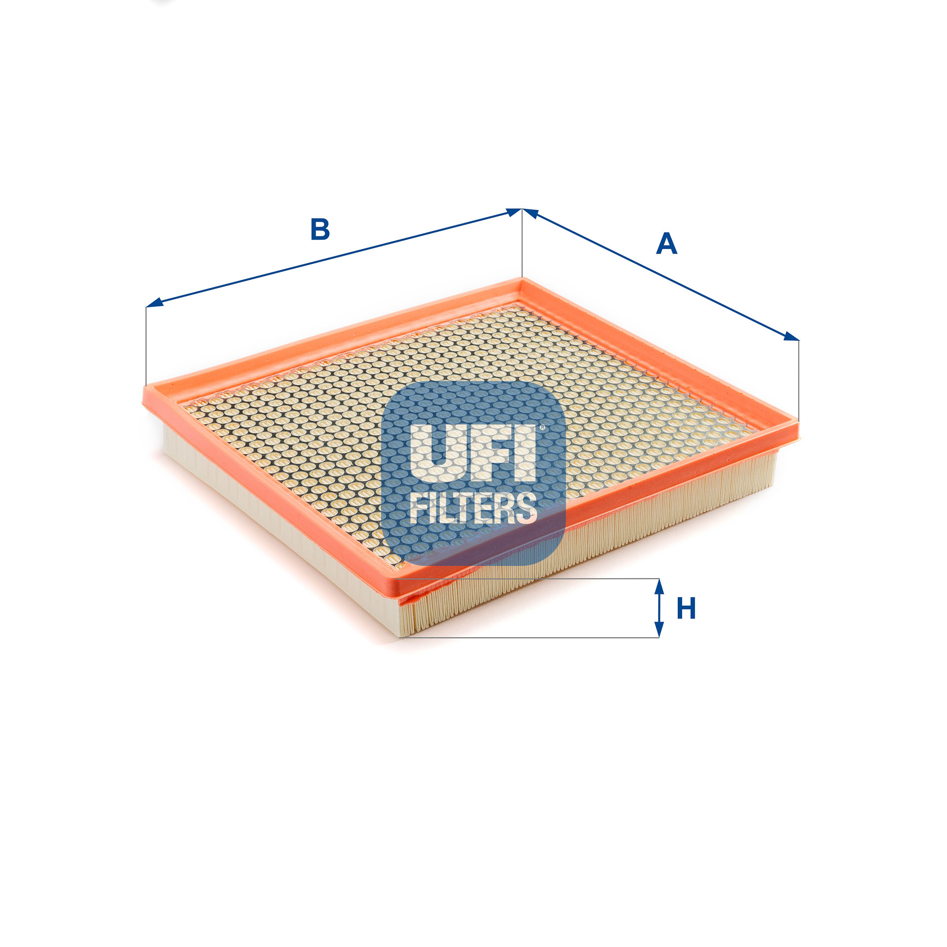 UFI Luftfilter 3038800 Filterindsats 43mm for OPEL GENERAL MOTORS