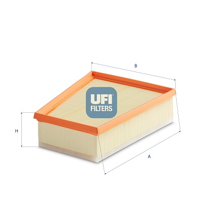 UFI Luftfilter 3040700 Filterindsats 58mm for RENAULT